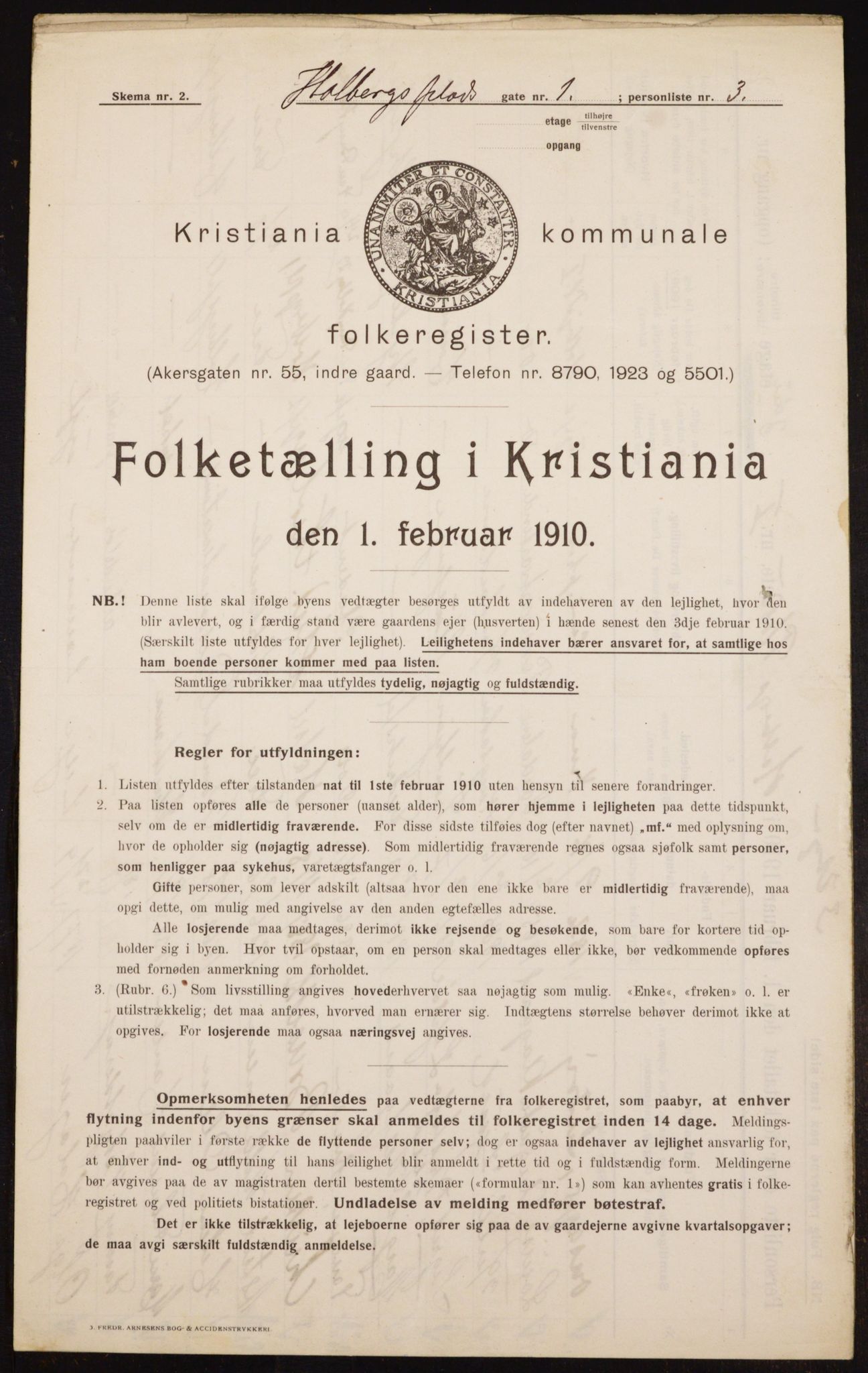 OBA, Municipal Census 1910 for Kristiania, 1910, p. 39771