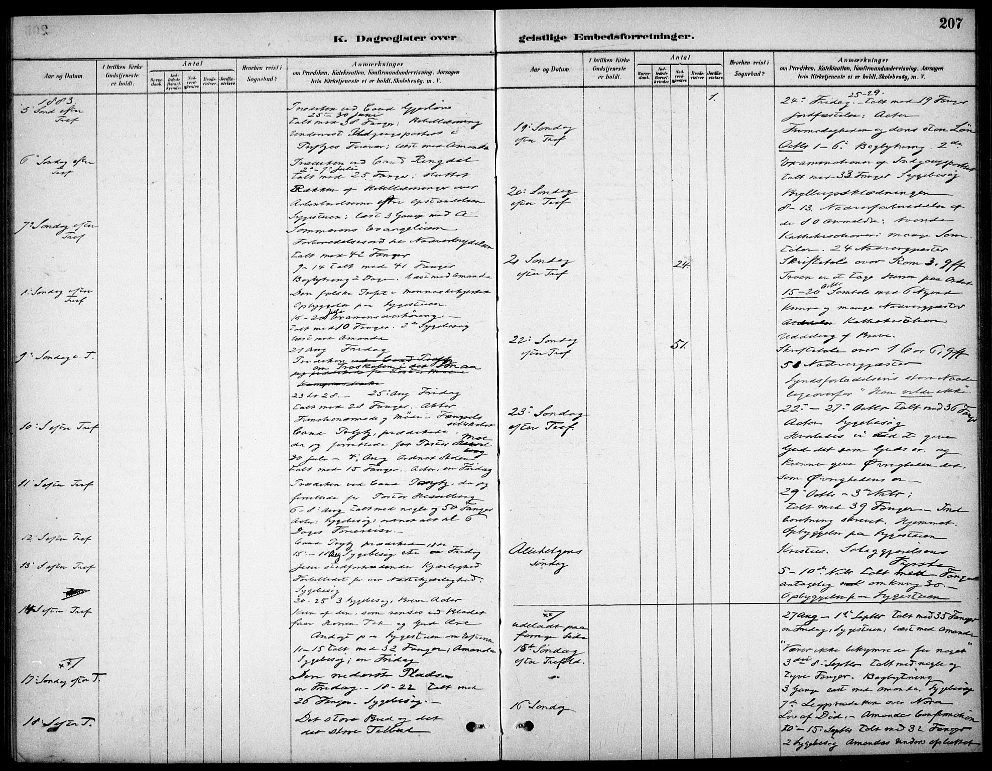 Kristiania tukthusprest Kirkebøker, AV/SAO-A-10881/F/Fa/L0005: Parish register (official) no. 5, 1879-1936, p. 207