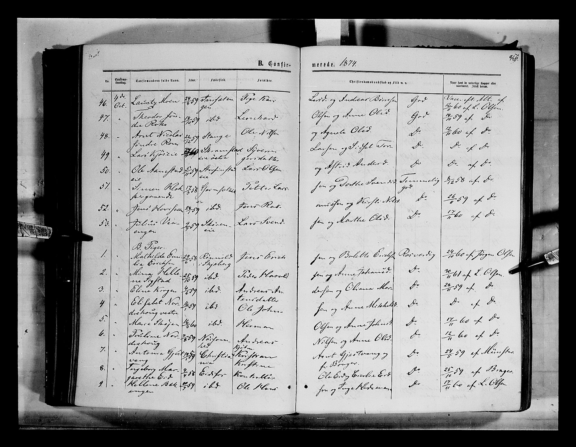 Løten prestekontor, AV/SAH-PREST-022/K/Ka/L0008: Parish register (official) no. 8, 1860-1877, p. 356