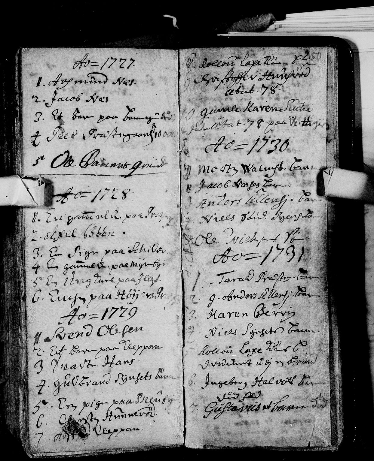 Andebu kirkebøker, SAKO/A-336/F/Fa/L0001: Parish register (official) no. 1 /3, 1623-1738, p. 250