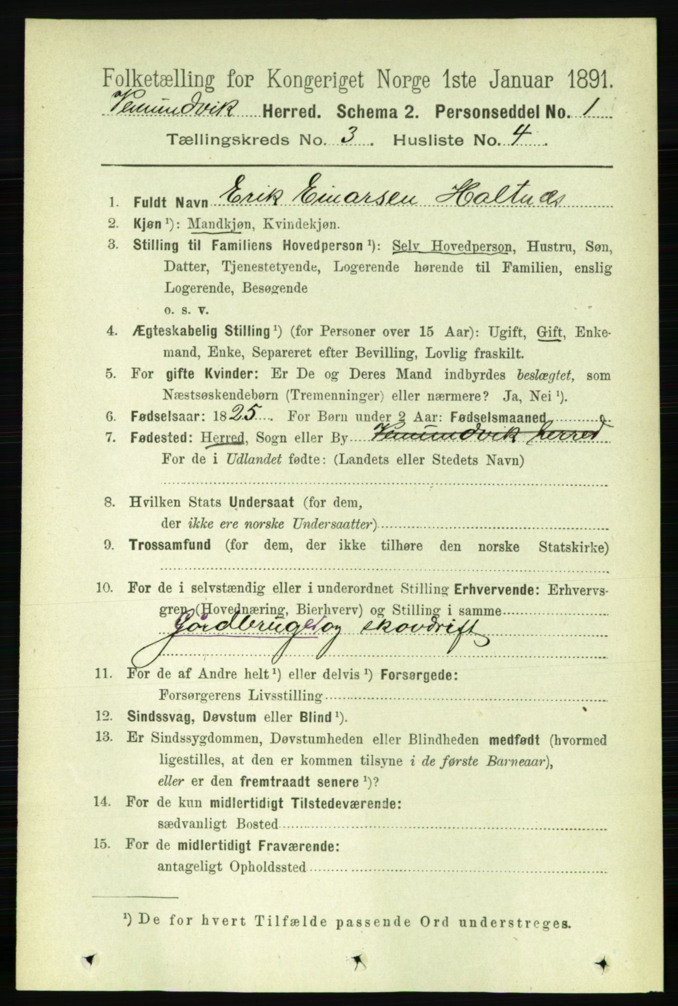 RA, 1891 census for 1745 Vemundvik, 1891, p. 962