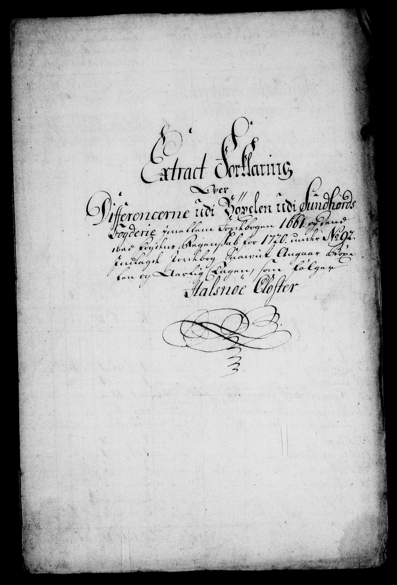 Rentekammeret inntil 1814, Realistisk ordnet avdeling, AV/RA-EA-4070/On/L0005: [Jj 6]: Forskjellige dokumenter om Halsnøy klosters gods, 1697-1770, p. 370