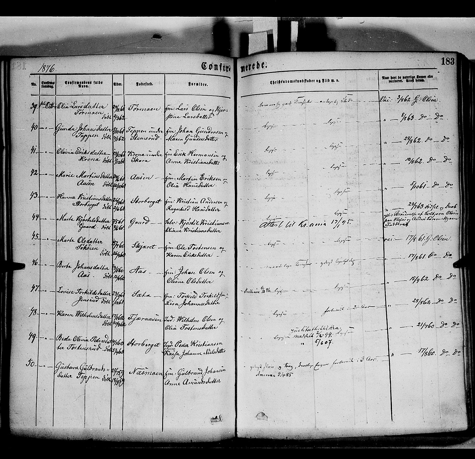 Grue prestekontor, AV/SAH-PREST-036/H/Ha/Haa/L0011: Parish register (official) no. 11, 1873-1880, p. 183