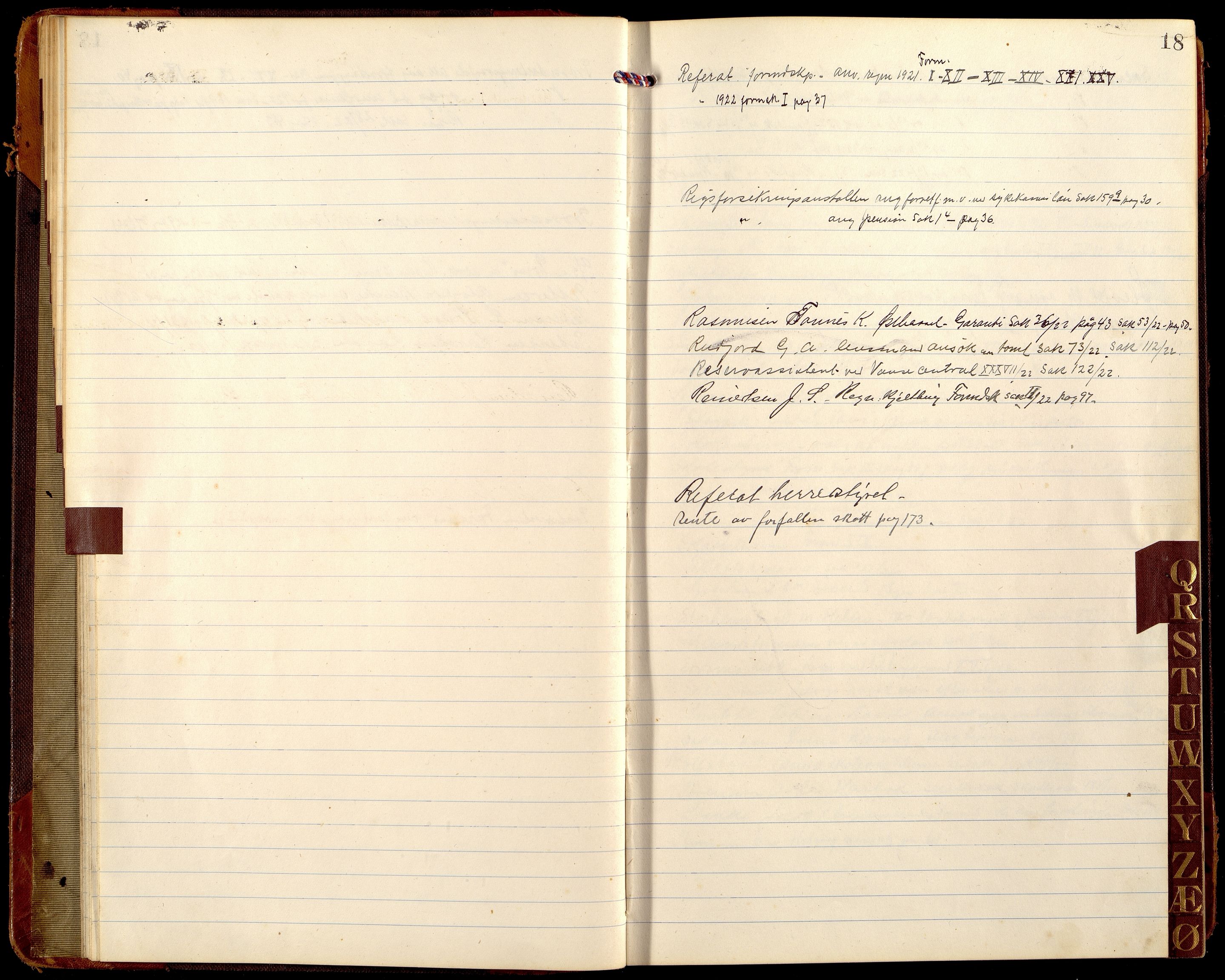 Lista kommune - Formannskapet, ARKSOR/1003LI120/A/L0008: Møtebok (d), 1921-1925, p. 17b-18a