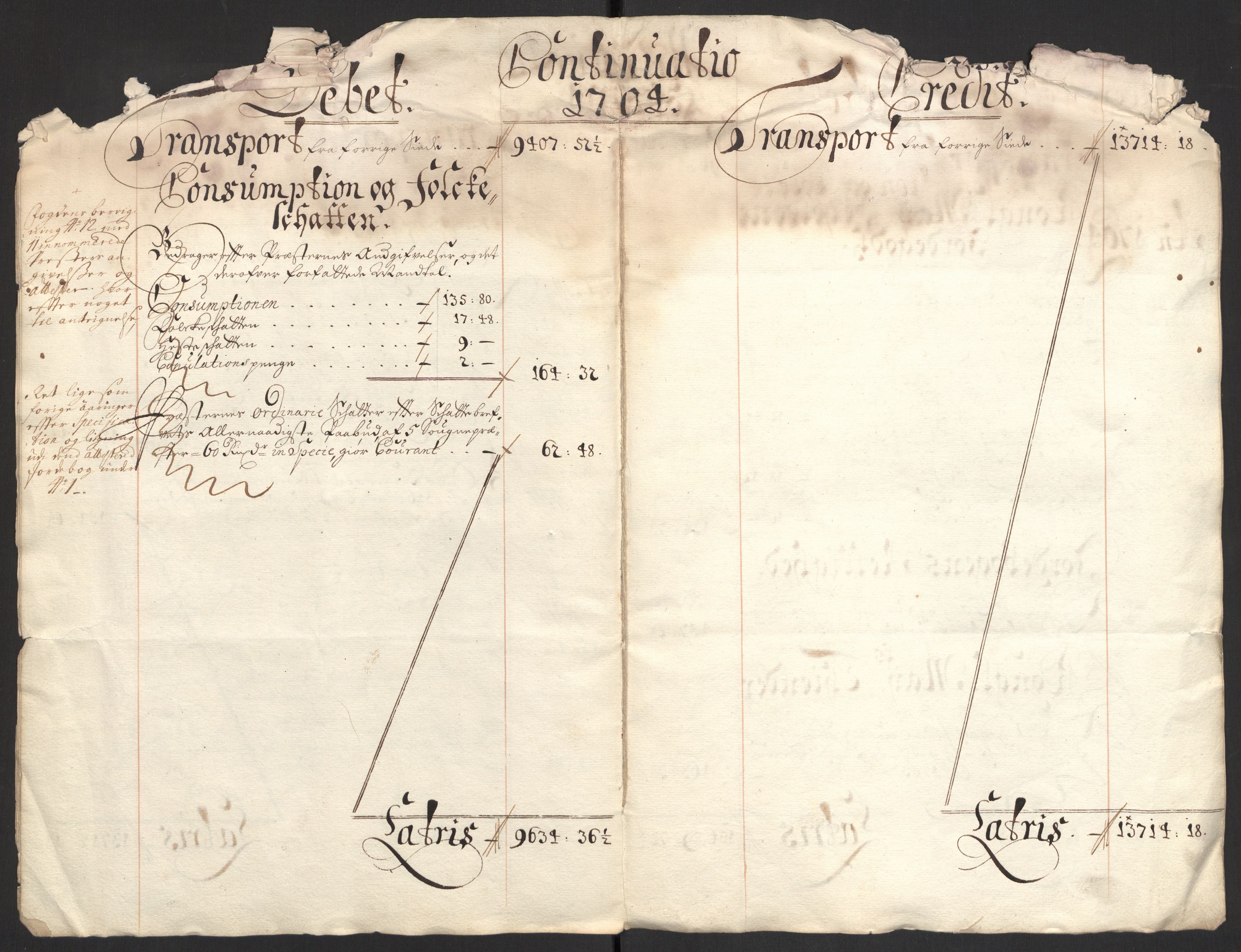 Rentekammeret inntil 1814, Reviderte regnskaper, Fogderegnskap, RA/EA-4092/R43/L2550: Fogderegnskap Lista og Mandal, 1703-1704, p. 226