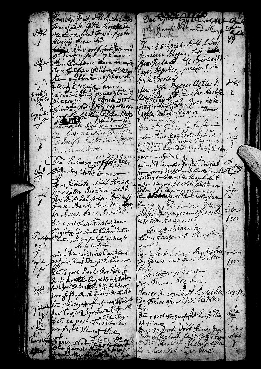 Os sokneprestembete, SAB/A-99929: Parish register (official) no. A 3, 1669-1760, p. 49