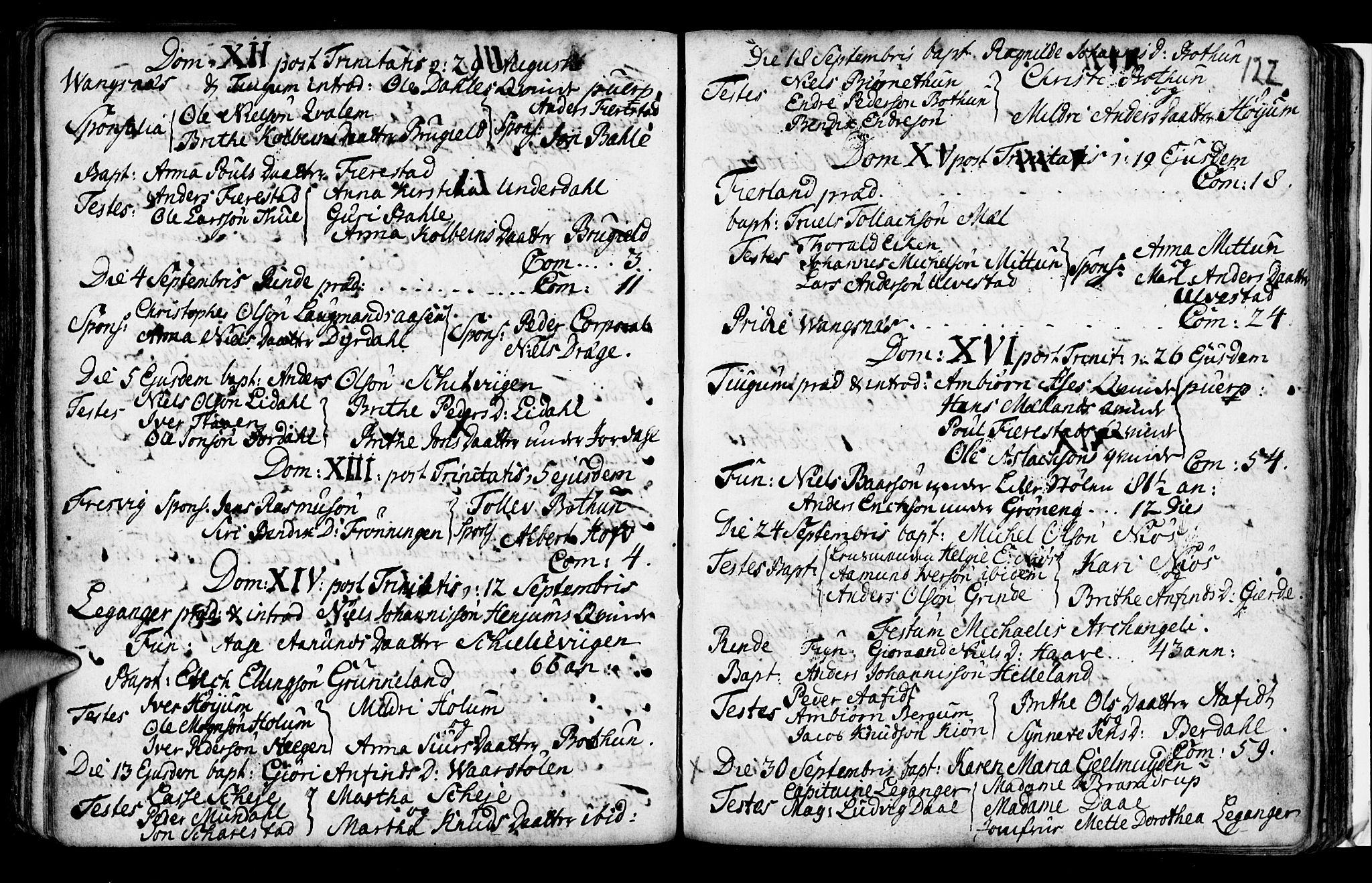 Leikanger sokneprestembete, AV/SAB-A-81001/H/Haa/Haaa/L0002: Parish register (official) no. A 2, 1735-1756, p. 122