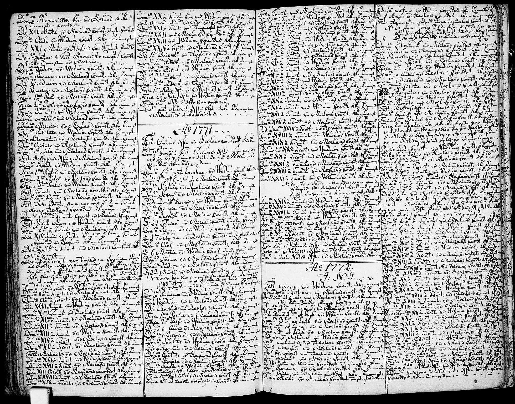 Fyresdal kirkebøker, SAKO/A-263/F/Fa/L0002: Parish register (official) no. I 2, 1769-1814, p. 112