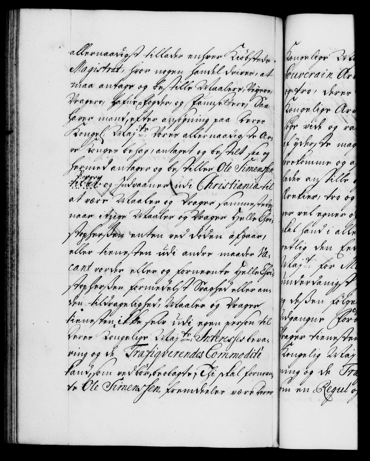Danske Kanselli 1572-1799, AV/RA-EA-3023/F/Fc/Fca/Fcaa/L0022: Norske registre, 1716-1719, p. 439b