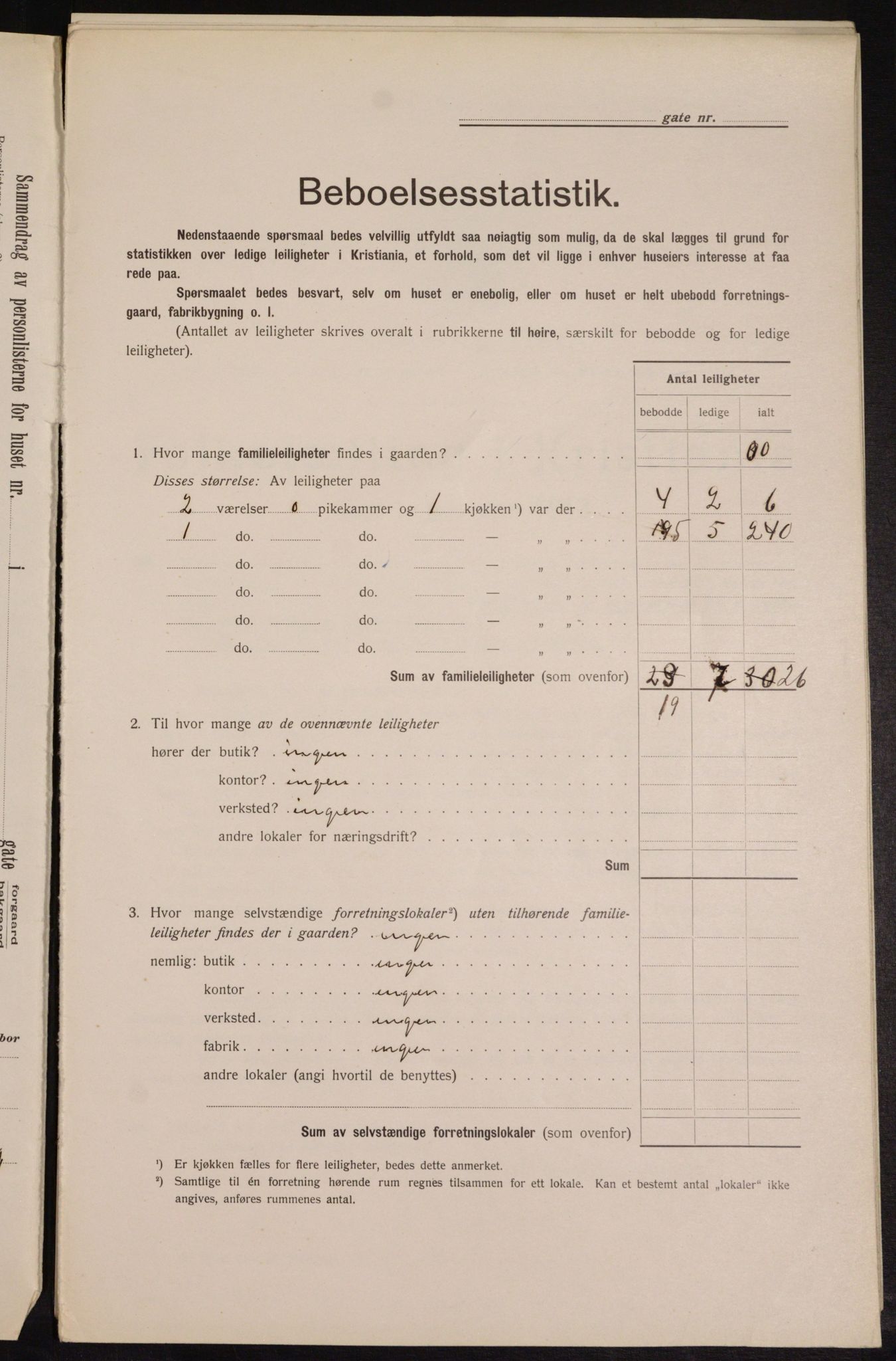 OBA, Municipal Census 1913 for Kristiania, 1913, p. 102347