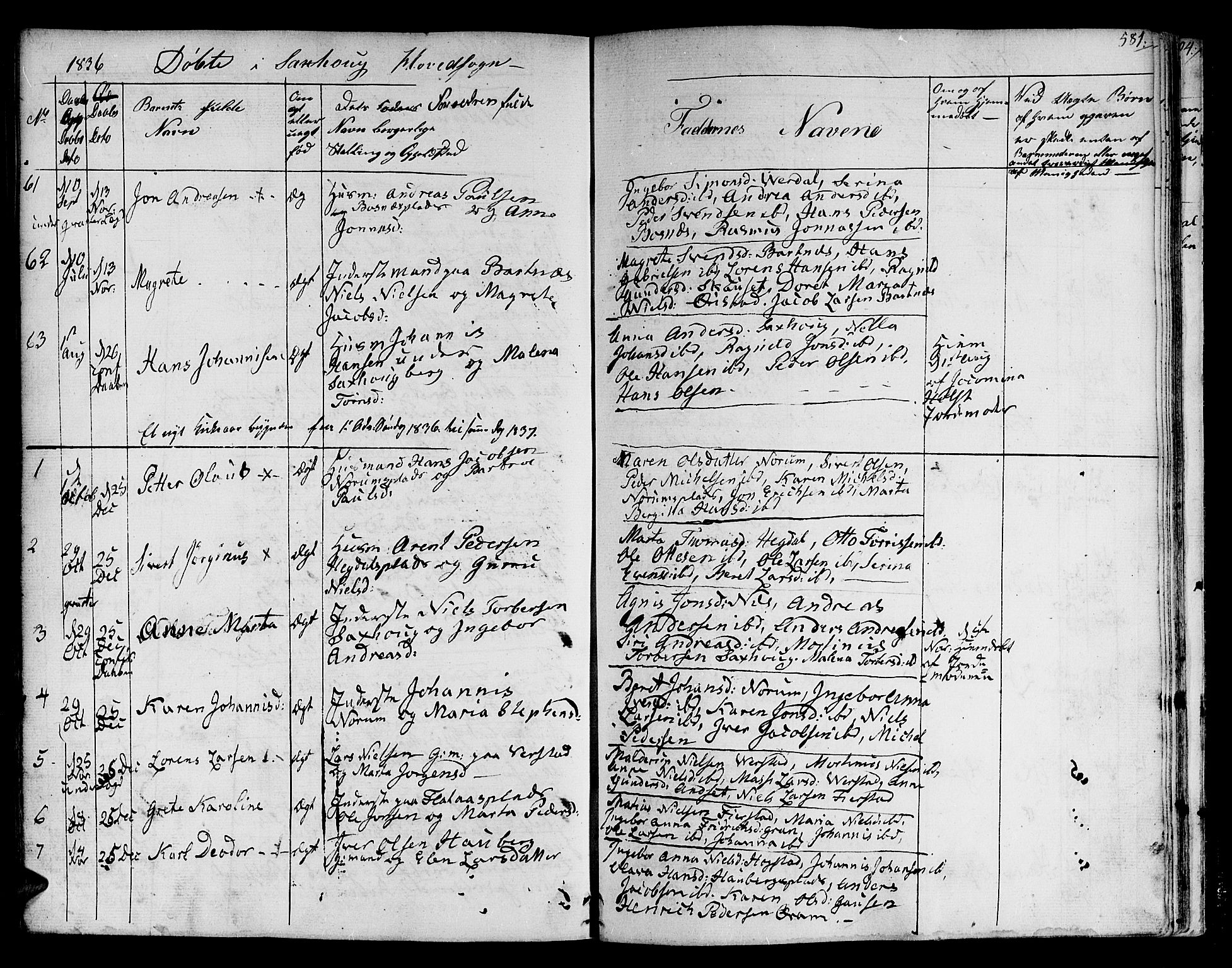Ministerialprotokoller, klokkerbøker og fødselsregistre - Nord-Trøndelag, SAT/A-1458/730/L0277: Parish register (official) no. 730A06 /1, 1830-1839, p. 581