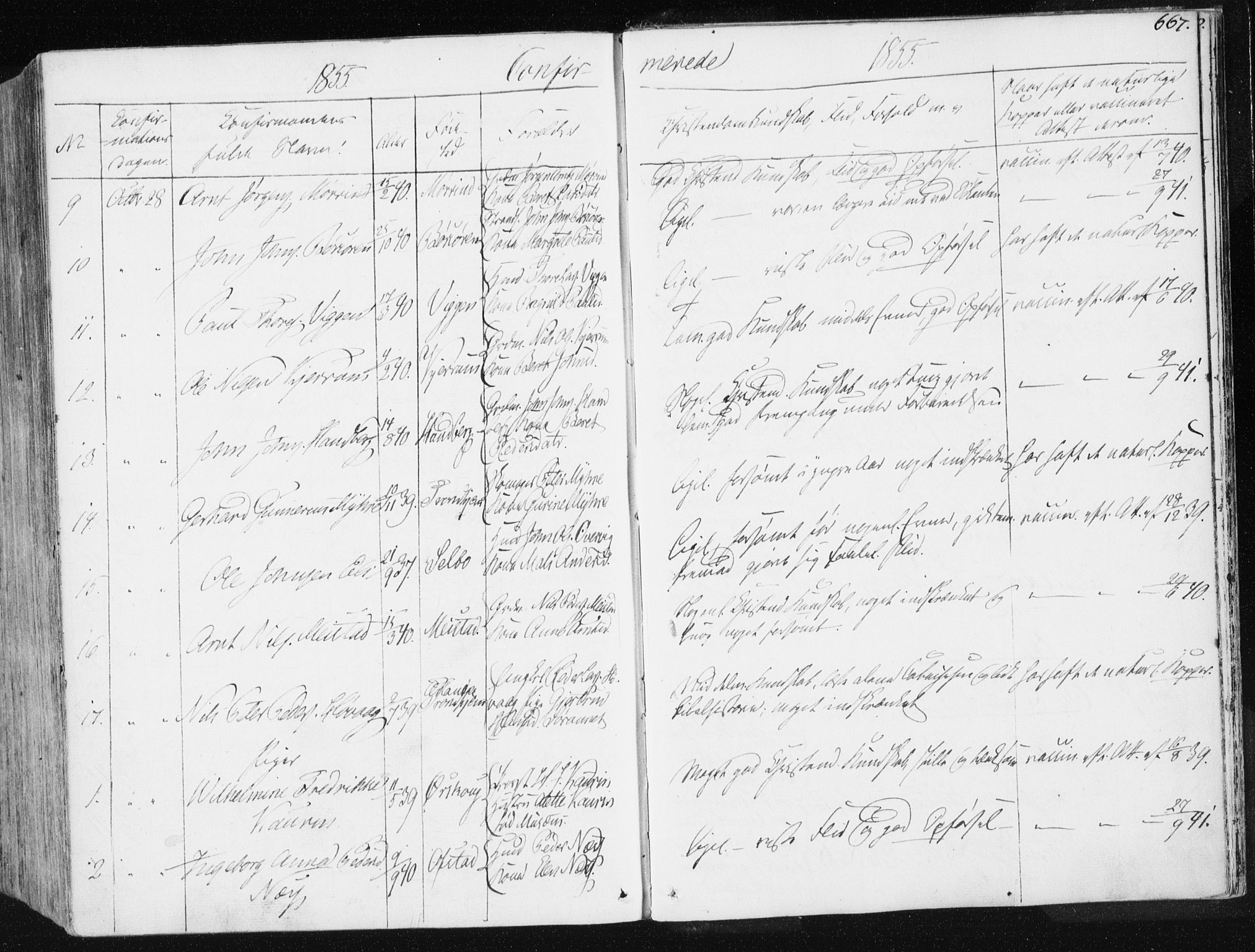 Ministerialprotokoller, klokkerbøker og fødselsregistre - Sør-Trøndelag, SAT/A-1456/665/L0771: Parish register (official) no. 665A06, 1830-1856, p. 667