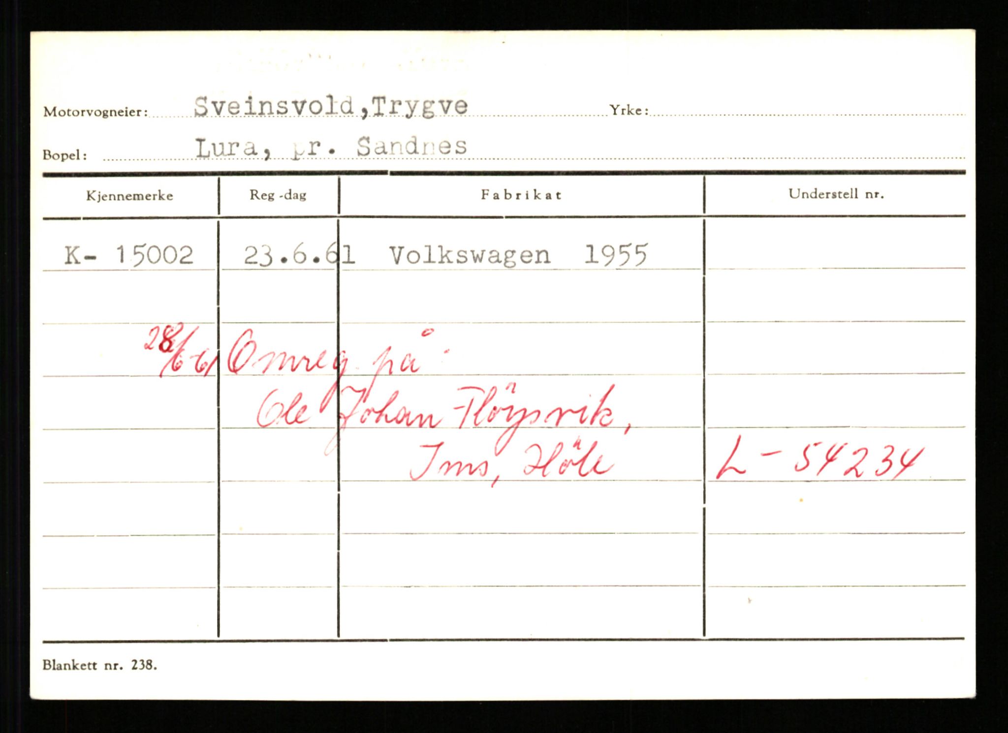 Stavanger trafikkstasjon, AV/SAST-A-101942/0/G/L0003: Registreringsnummer: 10466 - 15496, 1930-1971, p. 2894