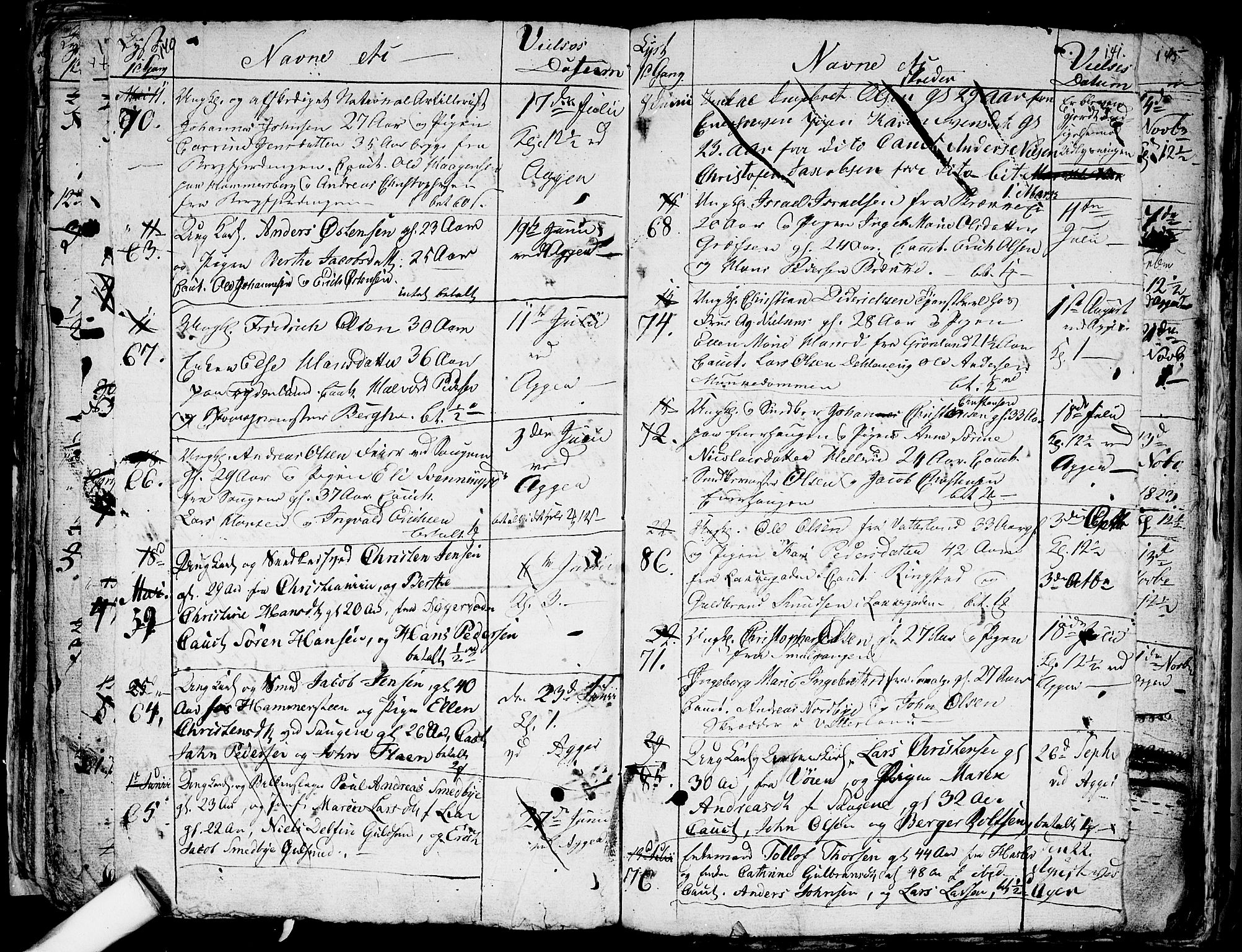 Aker prestekontor kirkebøker, SAO/A-10861/G/L0001: Parish register (copy) no. 1, 1796-1826, p. 140-141