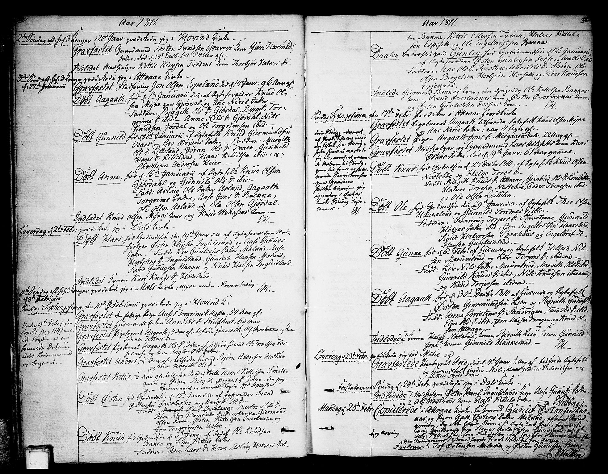 Tinn kirkebøker, SAKO/A-308/F/Fa/L0003: Parish register (official) no. I 3, 1810-1814, p. 20-21