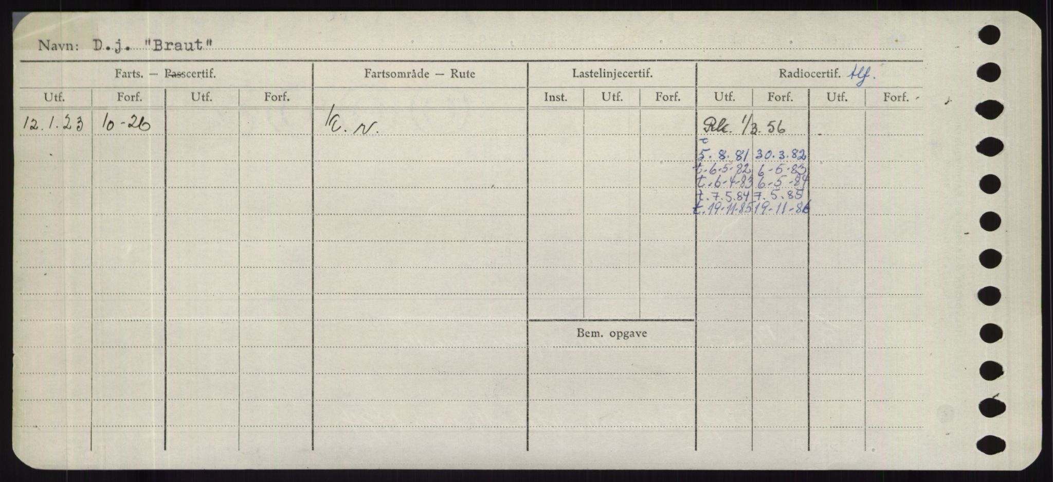 Sjøfartsdirektoratet med forløpere, Skipsmålingen, RA/S-1627/H/Hd/L0005: Fartøy, Br-Byg, p. 150