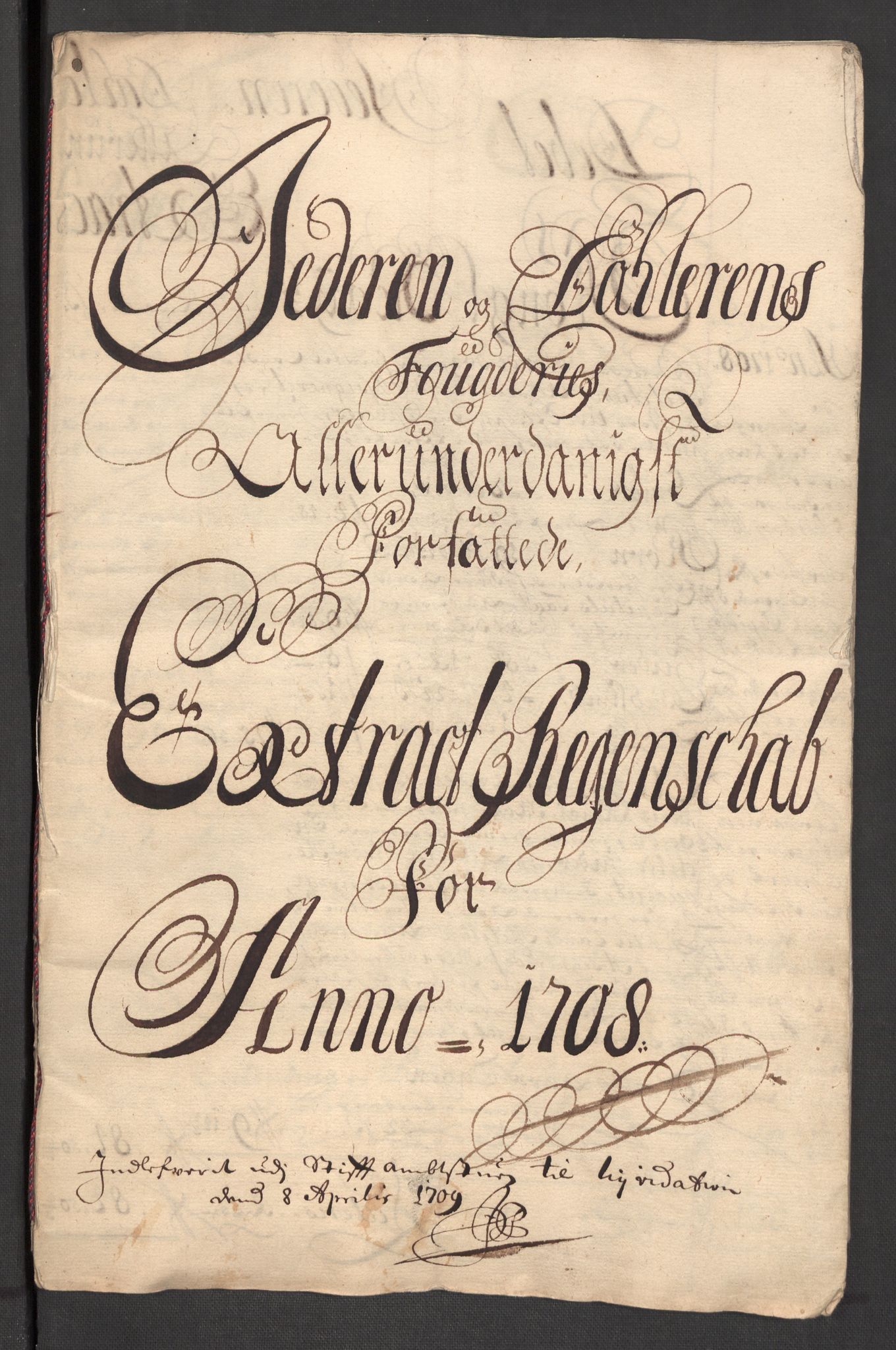 Rentekammeret inntil 1814, Reviderte regnskaper, Fogderegnskap, RA/EA-4092/R46/L2733: Fogderegnskap Jæren og Dalane, 1705-1708, p. 334