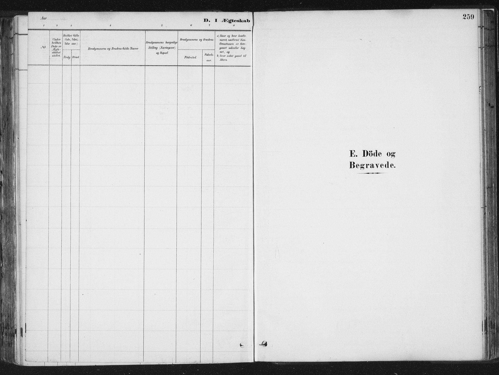 Ministerialprotokoller, klokkerbøker og fødselsregistre - Sør-Trøndelag, AV/SAT-A-1456/659/L0739: Parish register (official) no. 659A09, 1879-1893, p. 259