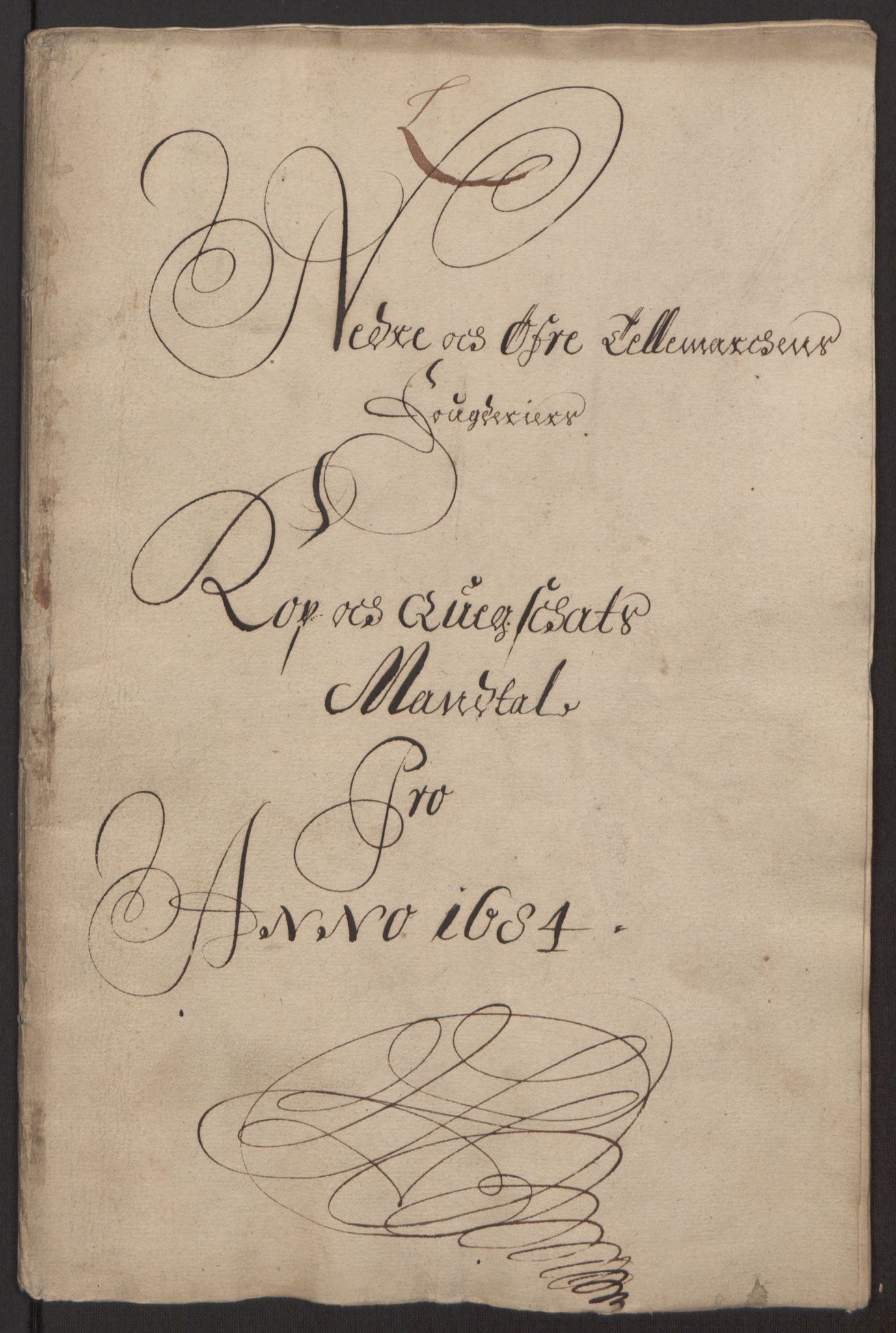 Rentekammeret inntil 1814, Reviderte regnskaper, Fogderegnskap, RA/EA-4092/R35/L2081: Fogderegnskap Øvre og Nedre Telemark, 1680-1684, p. 182