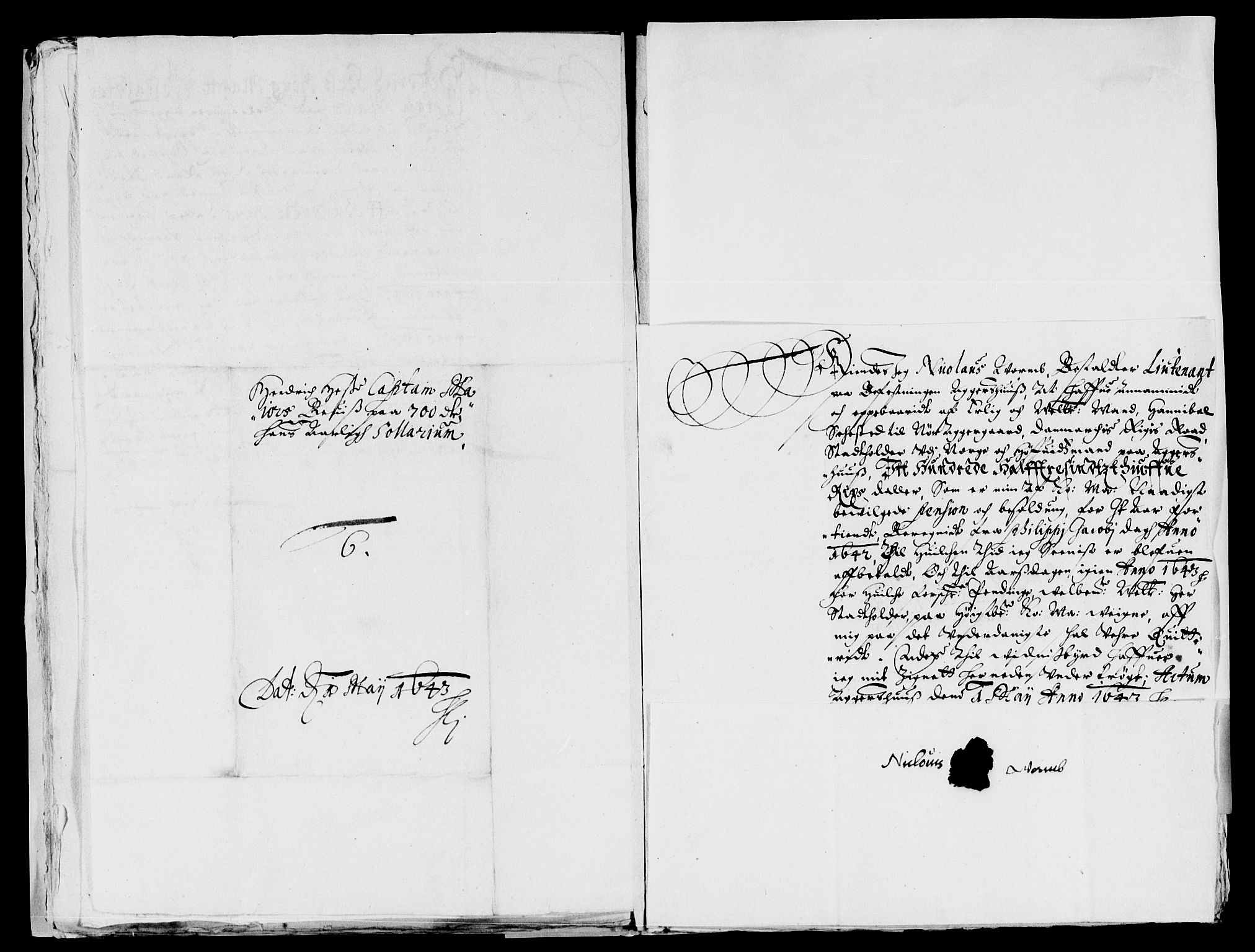 Rentekammeret inntil 1814, Reviderte regnskaper, Lensregnskaper, AV/RA-EA-5023/R/Rb/Rba/L0169: Akershus len, 1642-1643