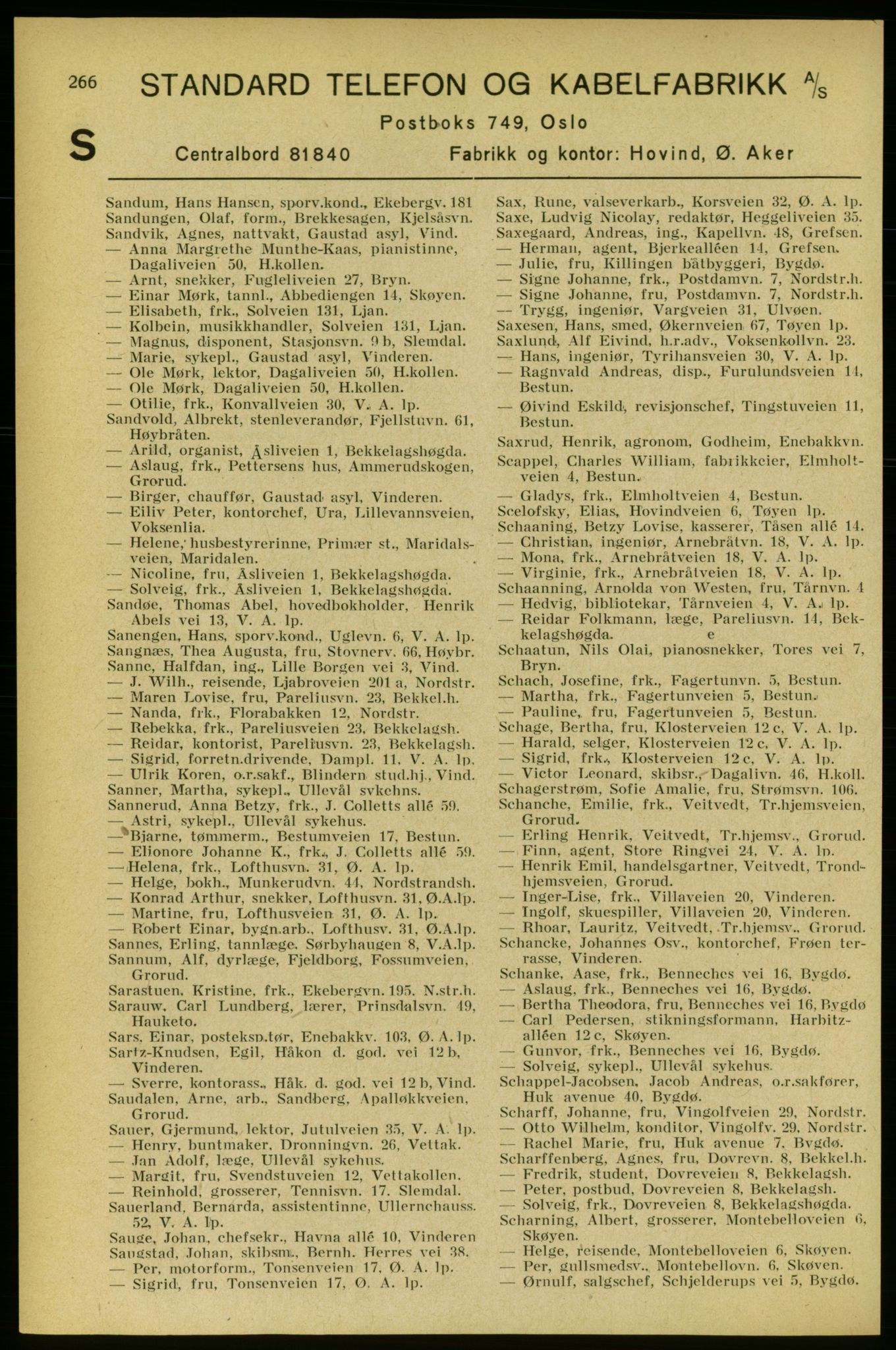 Aker adressebok/adressekalender, PUBL/001/A/005: Aker adressebok, 1934-1935, p. 266