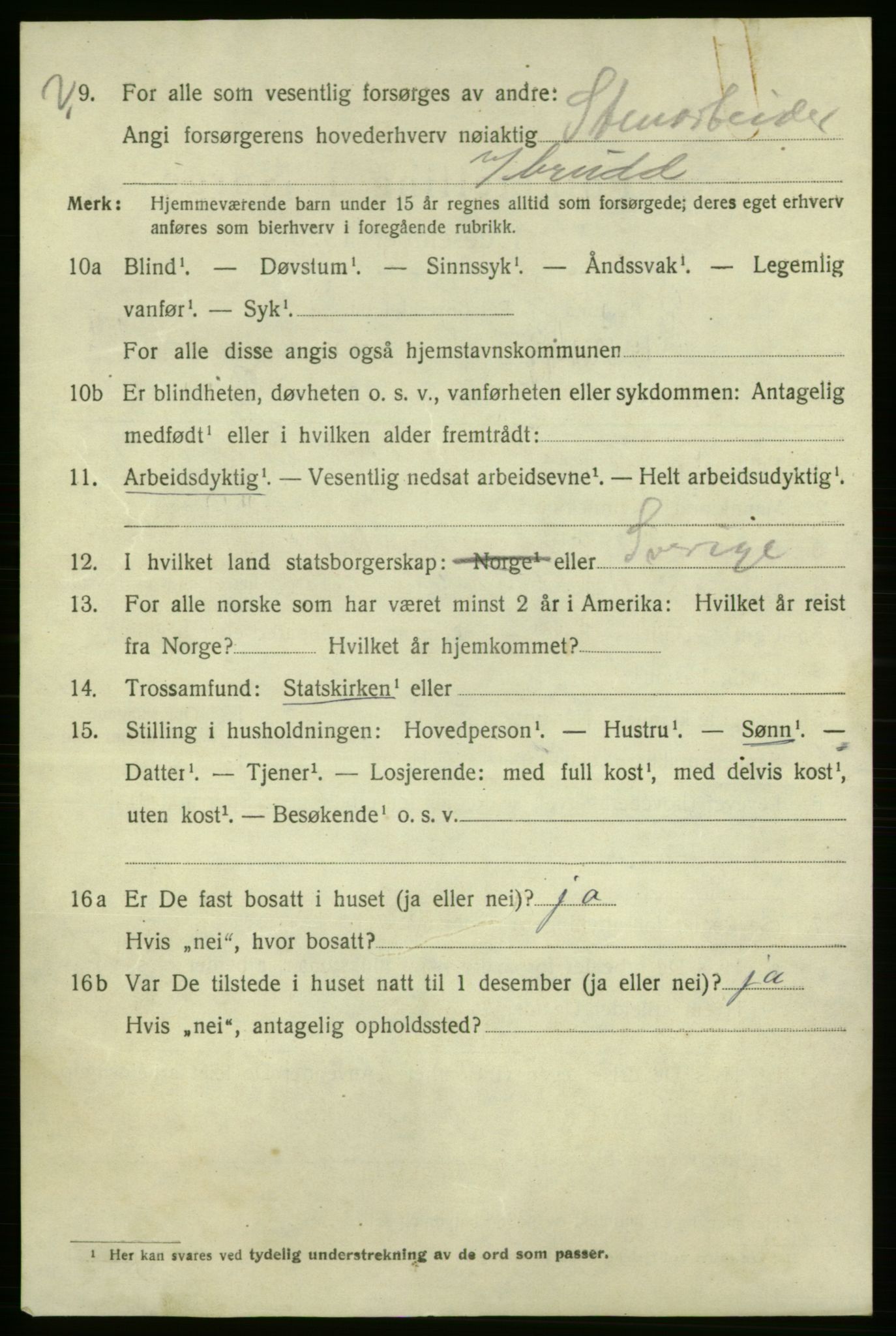 SAO, 1920 census for Fredrikshald, 1920, p. 26187