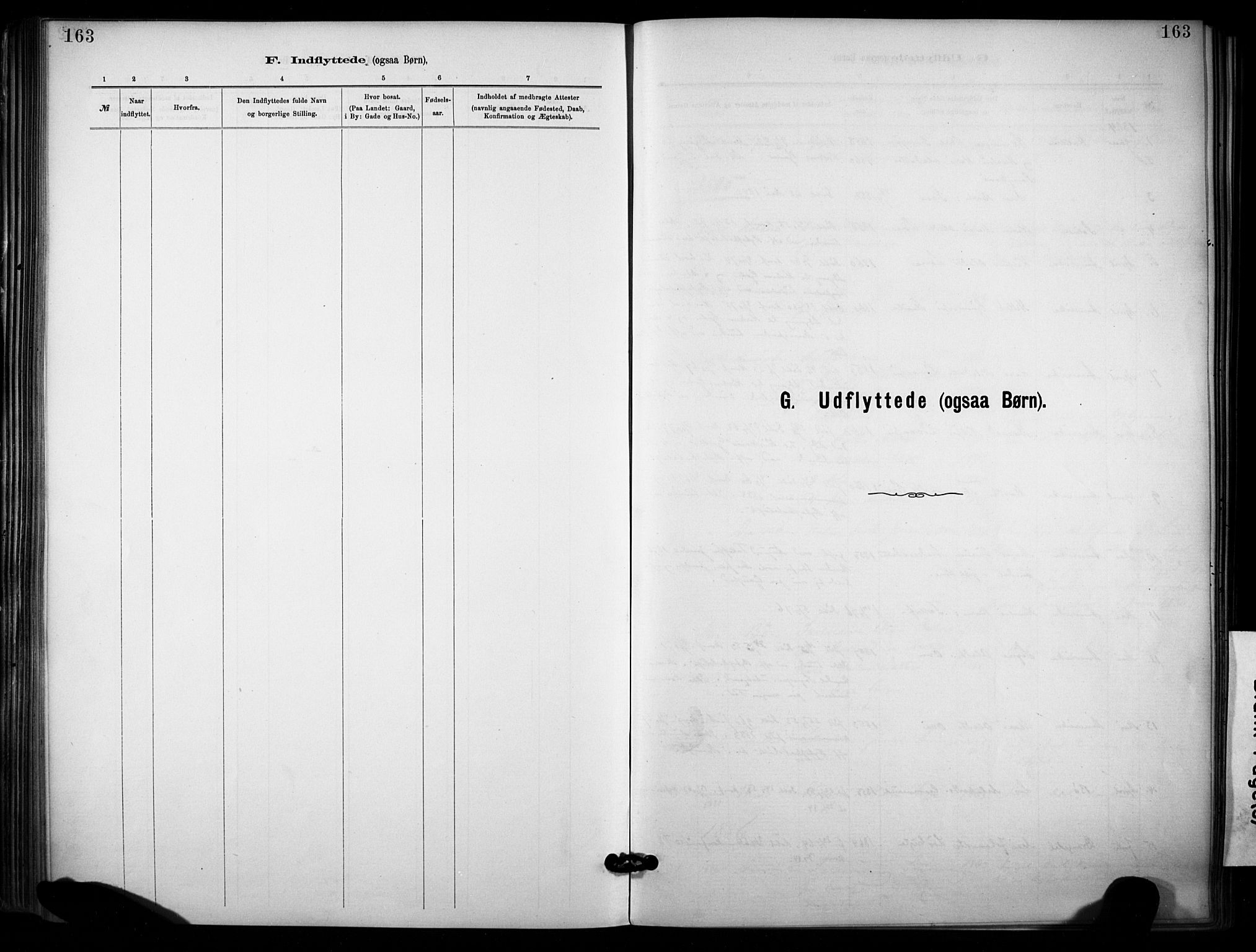 Lunde kirkebøker, SAKO/A-282/F/Fa/L0002: Parish register (official) no. I 2, 1884-1892, p. 163