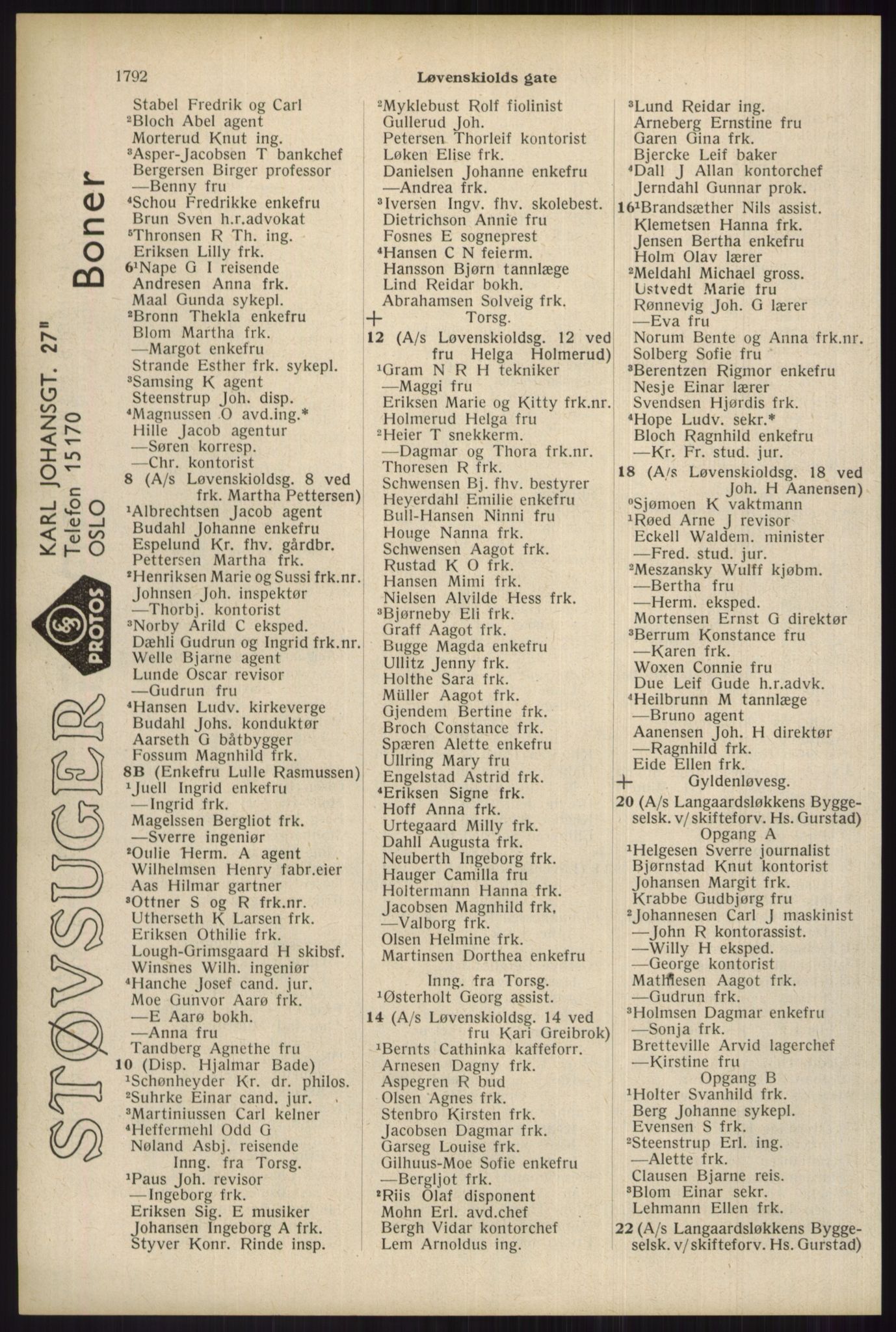 Kristiania/Oslo adressebok, PUBL/-, 1934, p. 1792