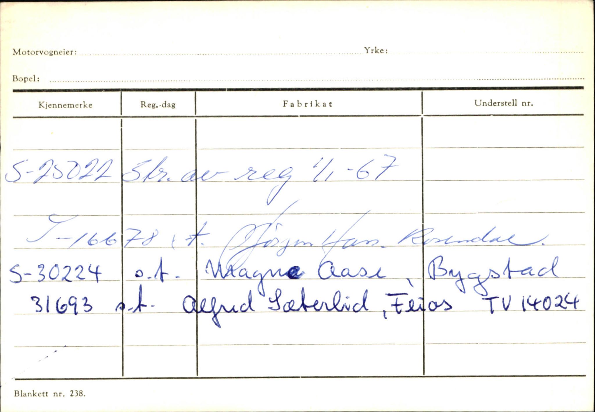 Statens vegvesen, Sogn og Fjordane vegkontor, AV/SAB-A-5301/4/F/L0126: Eigarregister Fjaler M-Å. Leikanger A-Å, 1945-1975, p. 2364