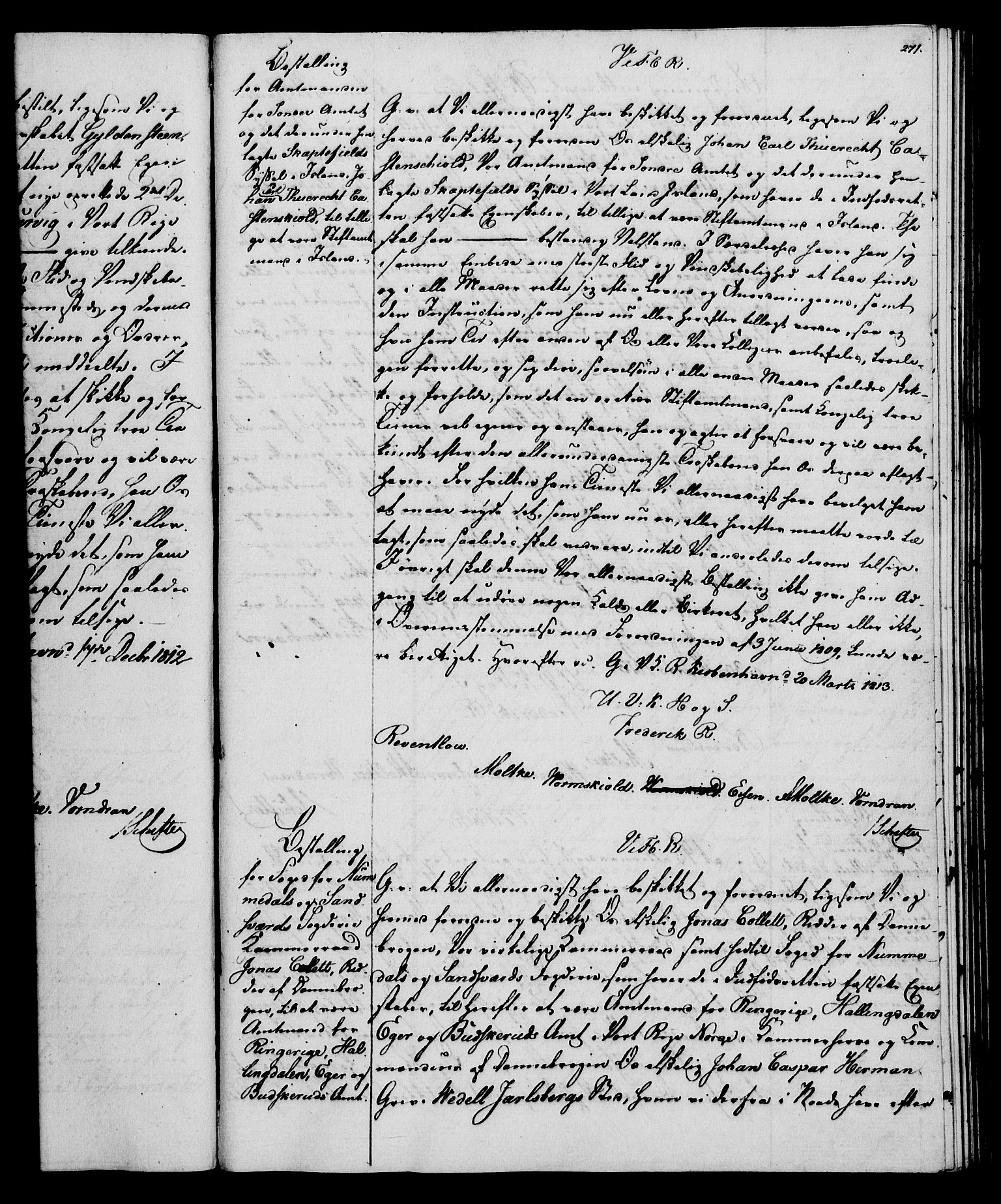 Rentekammeret, Kammerkanselliet, RA/EA-3111/G/Gg/Gge/L0006: Norsk bestallingsprotokoll med register (merket RK 53.30), 1773-1814, p. 271
