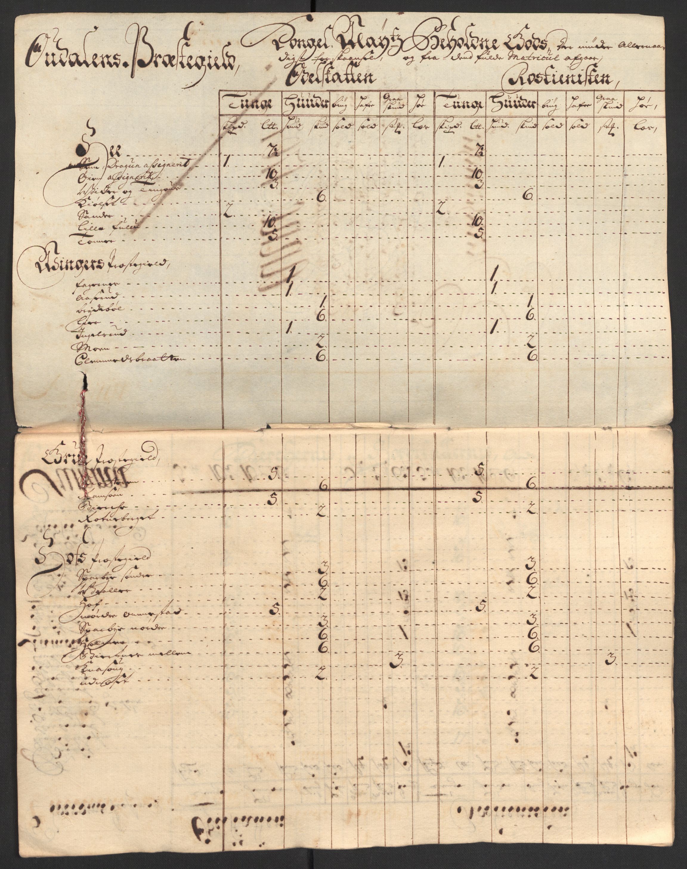Rentekammeret inntil 1814, Reviderte regnskaper, Fogderegnskap, RA/EA-4092/R13/L0844: Fogderegnskap Solør, Odal og Østerdal, 1707, p. 206