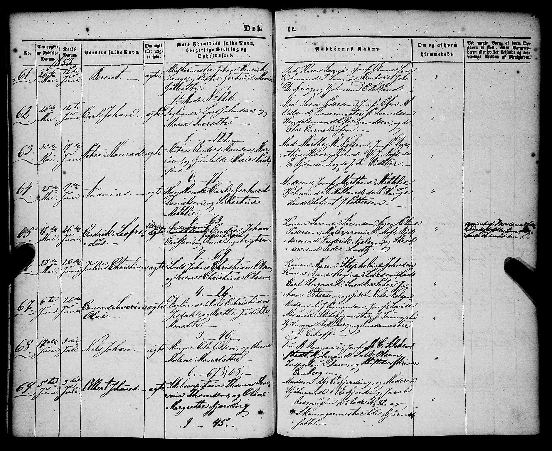 Nykirken Sokneprestembete, AV/SAB-A-77101/H/Haa/L0014: Parish register (official) no. B 1, 1844-1858, p. 86