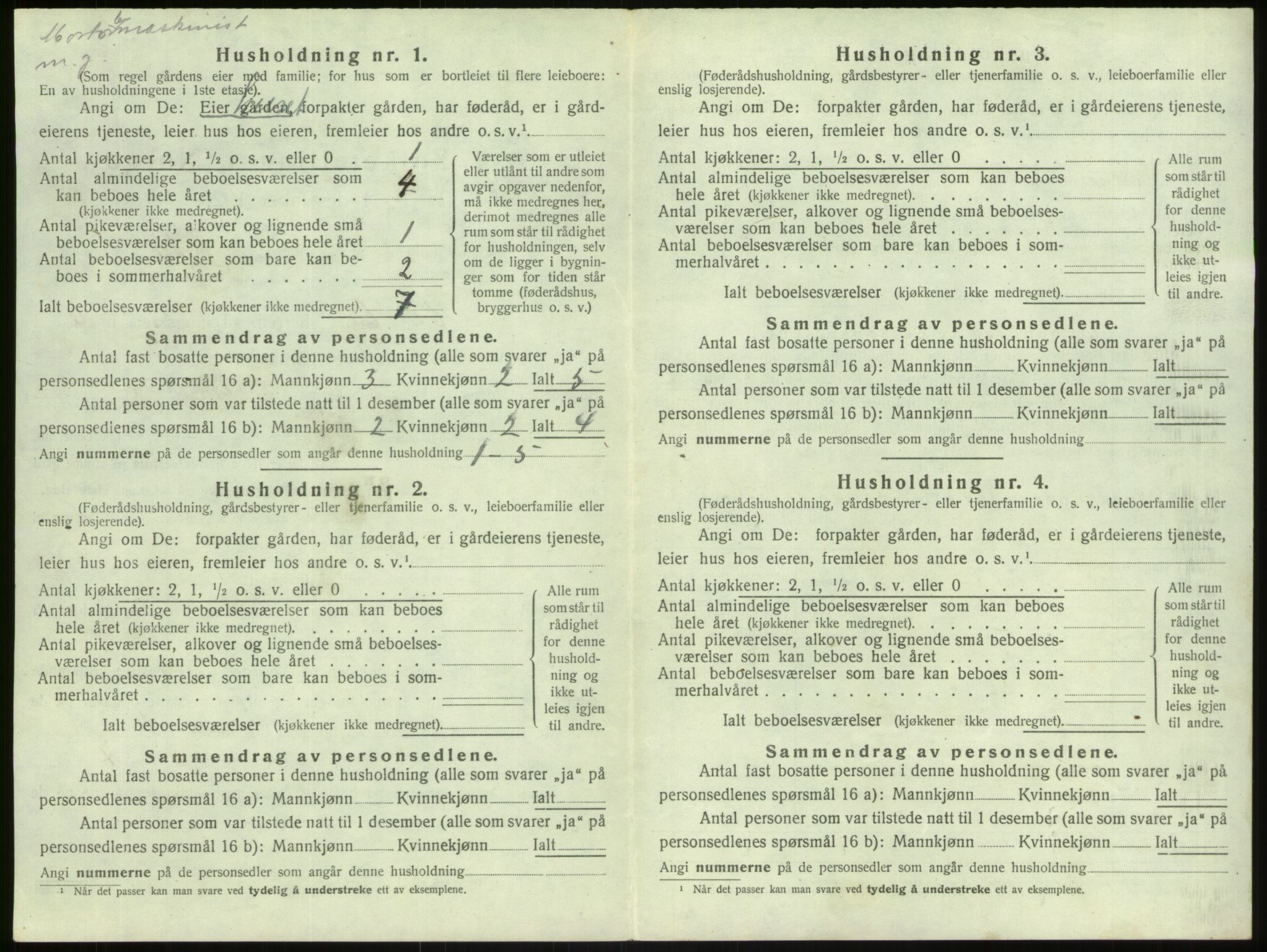 SAB, 1920 census for Herdla, 1920, p. 576