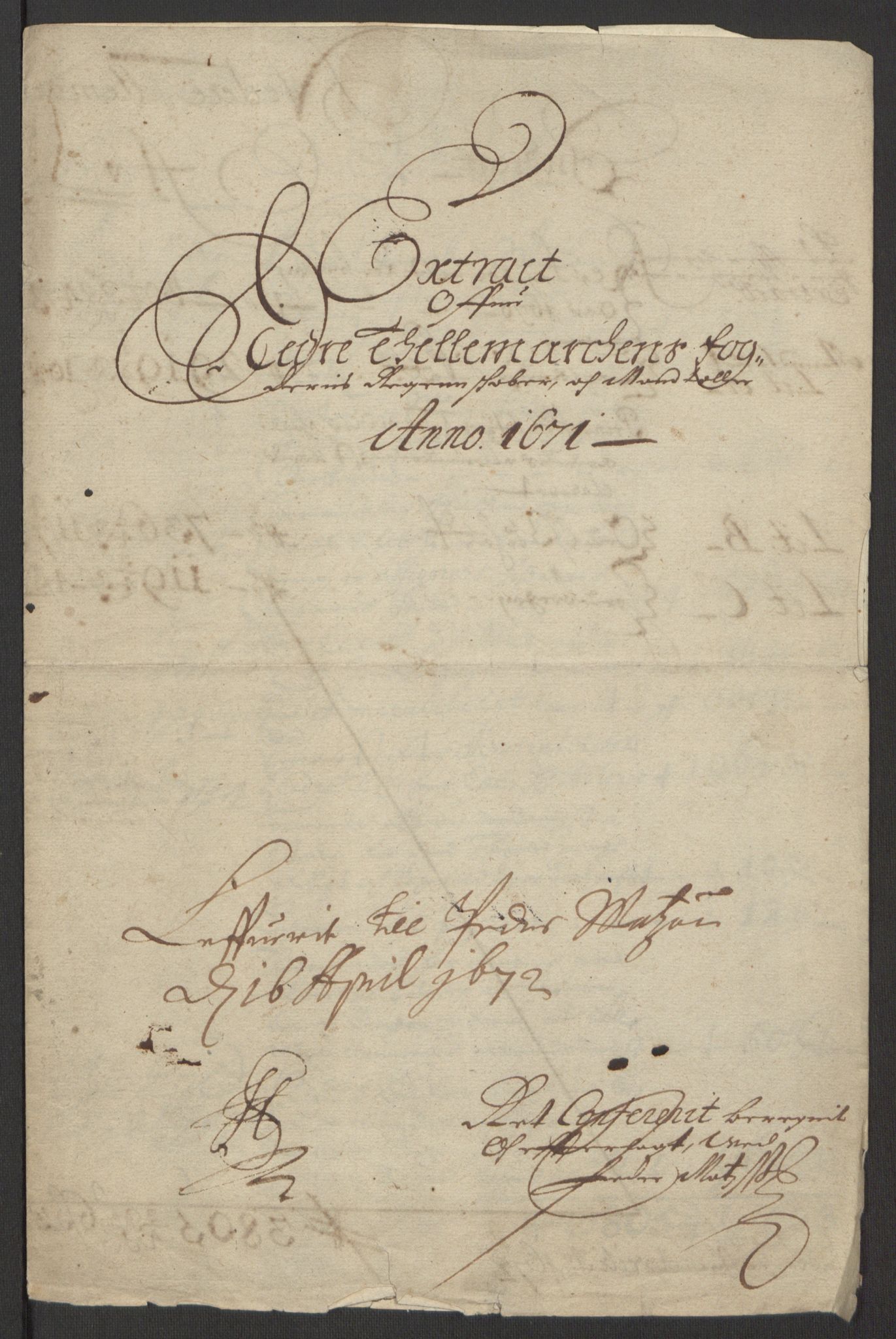 Rentekammeret inntil 1814, Reviderte regnskaper, Fogderegnskap, RA/EA-4092/R35/L2060: Fogderegnskap Øvre og Nedre Telemark, 1671-1672, p. 131
