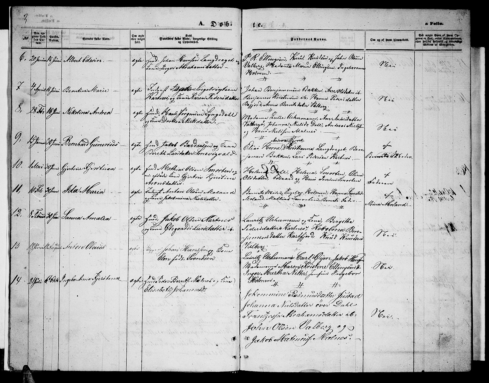 Ministerialprotokoller, klokkerbøker og fødselsregistre - Nordland, AV/SAT-A-1459/884/L1196: Parish register (copy) no. 884C02, 1860-1887, p. 3