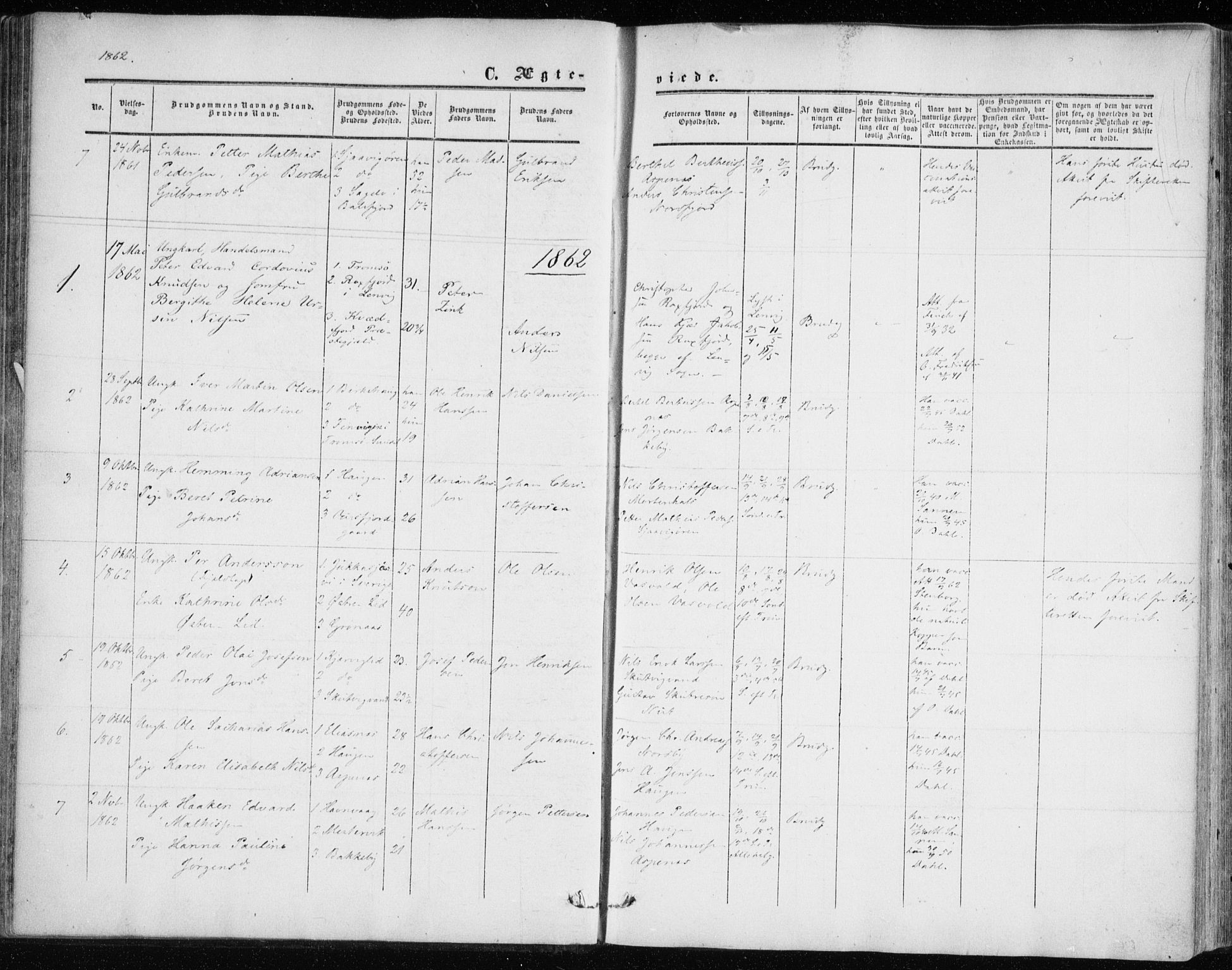 Balsfjord sokneprestembete, SATØ/S-1303/G/Ga/L0001kirke: Parish register (official) no. 1, 1858-1870