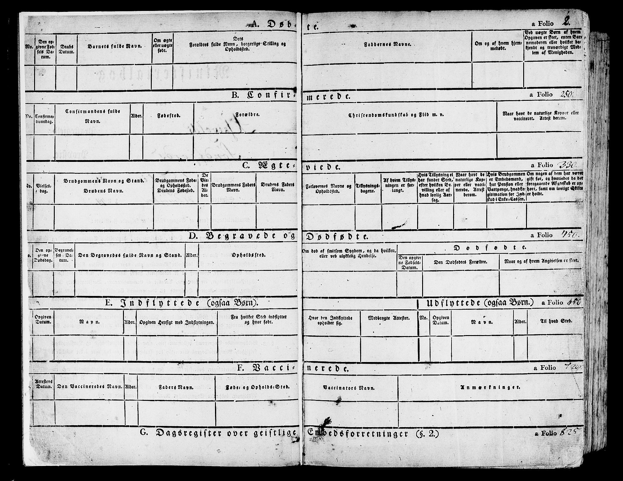 Askvoll sokneprestembete, AV/SAB-A-79501/H/Haa/Haaa/L0010: Parish register (official) no. A 10, 1821-1844, p. 2