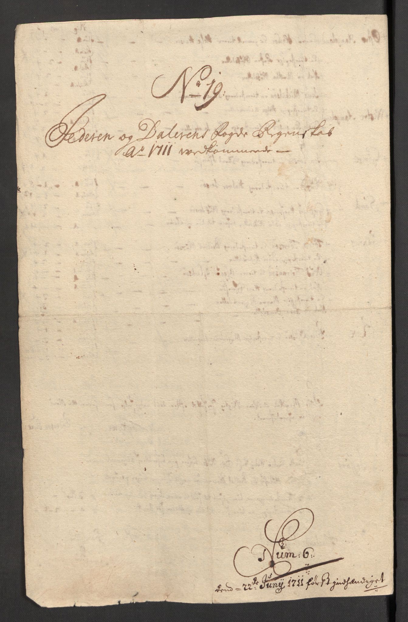 Rentekammeret inntil 1814, Reviderte regnskaper, Fogderegnskap, RA/EA-4092/R46/L2735: Fogderegnskap Jæren og Dalane, 1711, p. 356