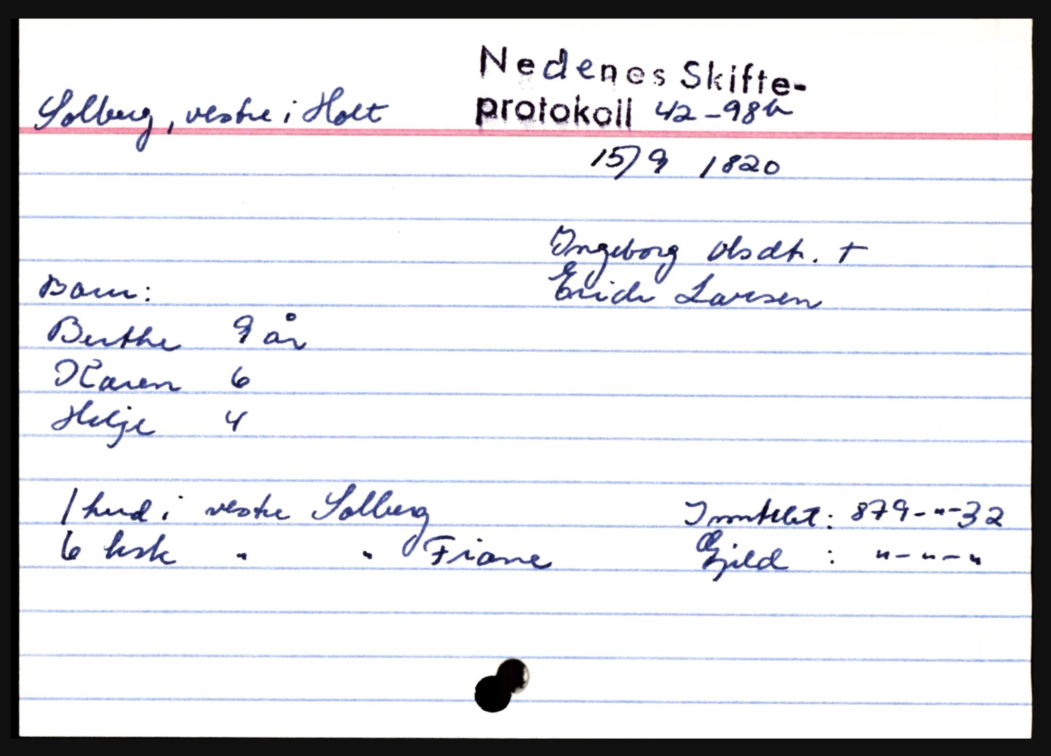 Nedenes sorenskriveri før 1824, AV/SAK-1221-0007/H, p. 27549