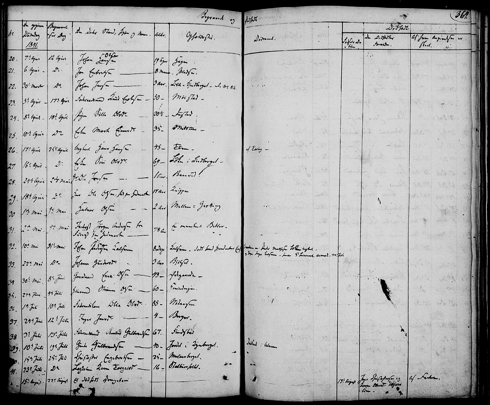 Elverum prestekontor, AV/SAH-PREST-044/H/Ha/Haa/L0008: Parish register (official) no. 8, 1830-1842, p. 364