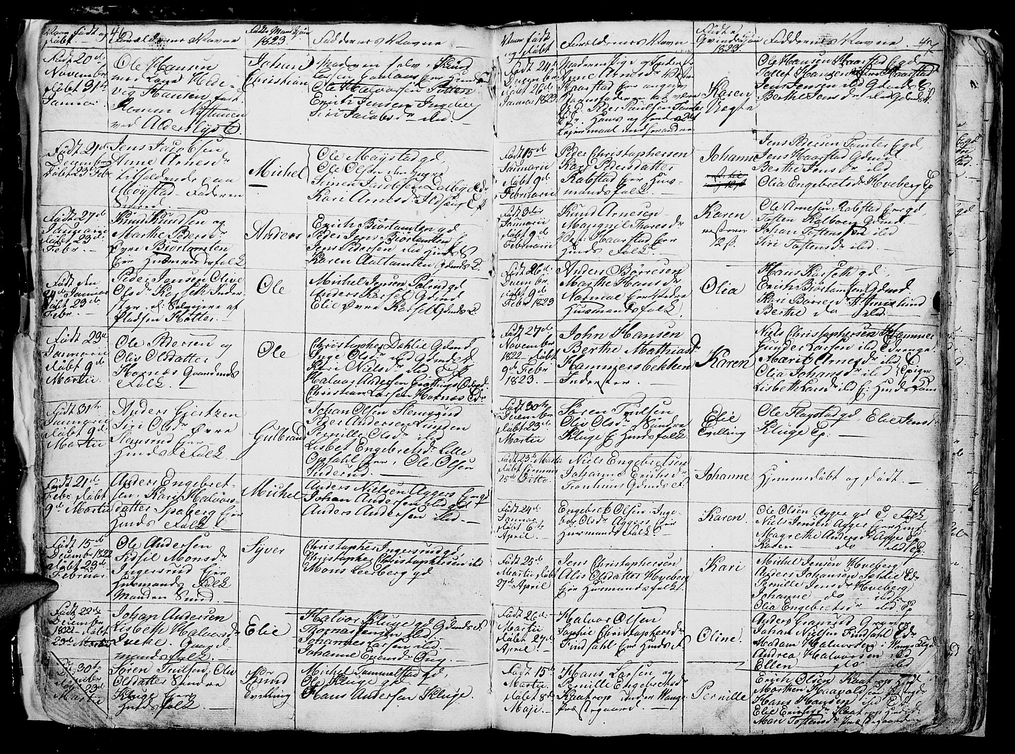 Vang prestekontor, Hedmark, SAH/PREST-008/H/Ha/Hab/L0006: Parish register (copy) no. 6, 1819-1832, p. 46-47