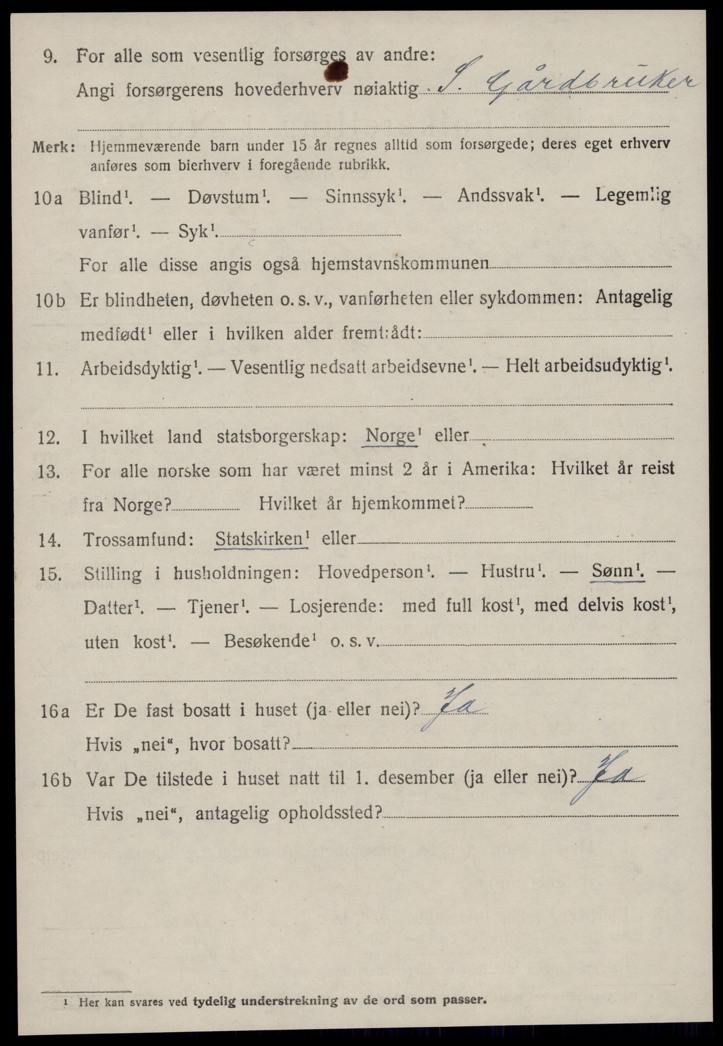 SAT, 1920 census for Eresfjord og Vistdal, 1920, p. 2522