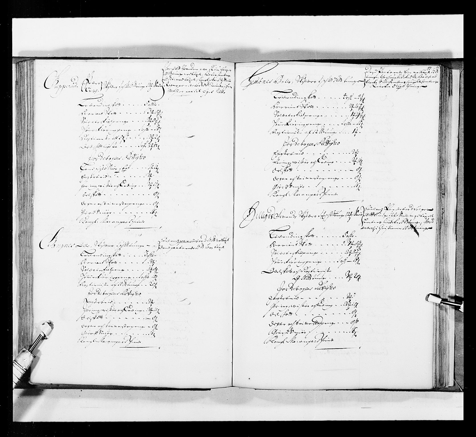 Stattholderembetet 1572-1771, AV/RA-EA-2870/Ek/L0035/0001: Jordebøker 1662-1720: / Matrikkel for Nedre Romerike, 1695, p. 84b-85a