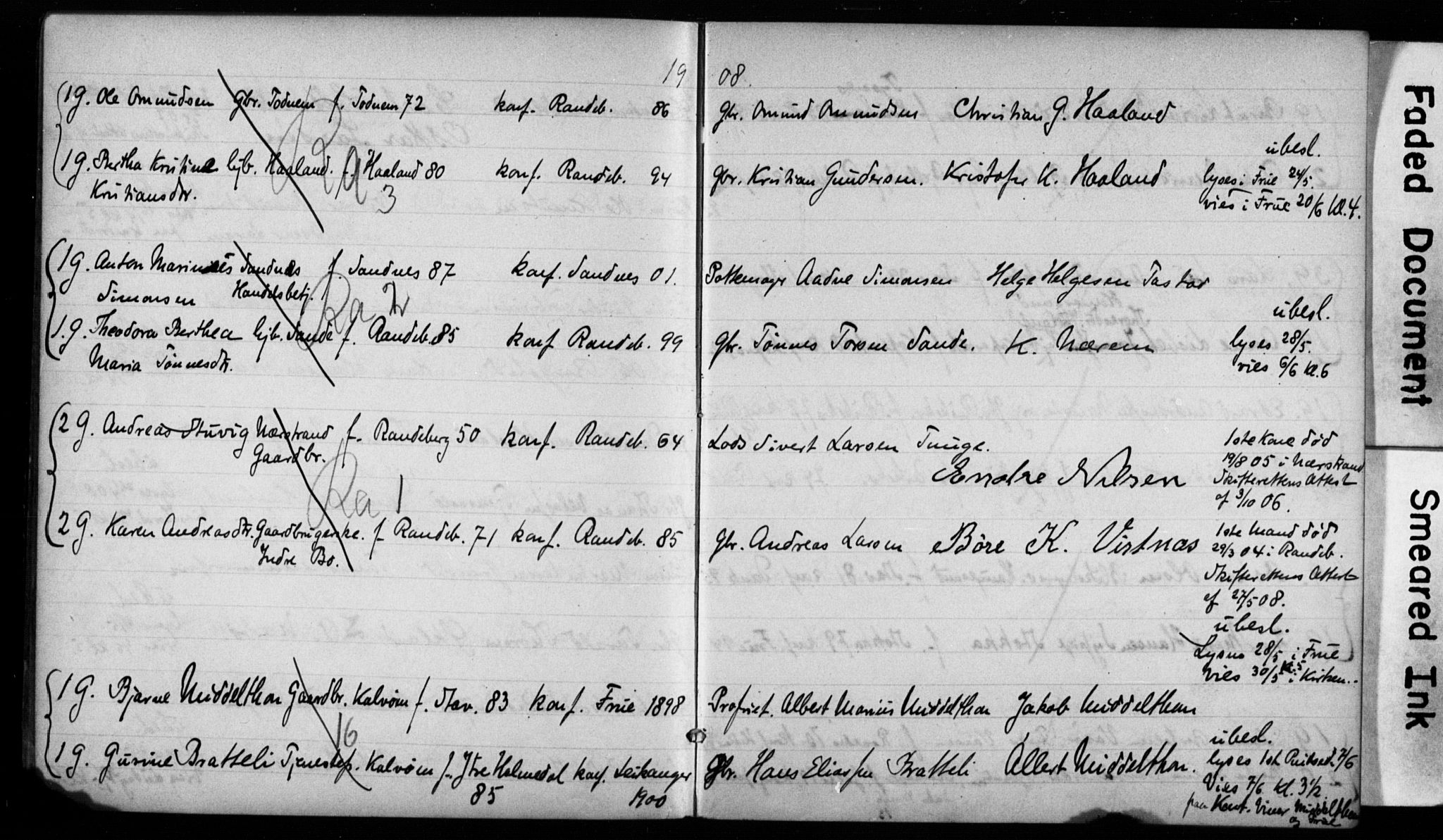 Hetland sokneprestkontor, AV/SAST-A-101826/70/705BA/L0004: Banns register no. 4, 1906-1911