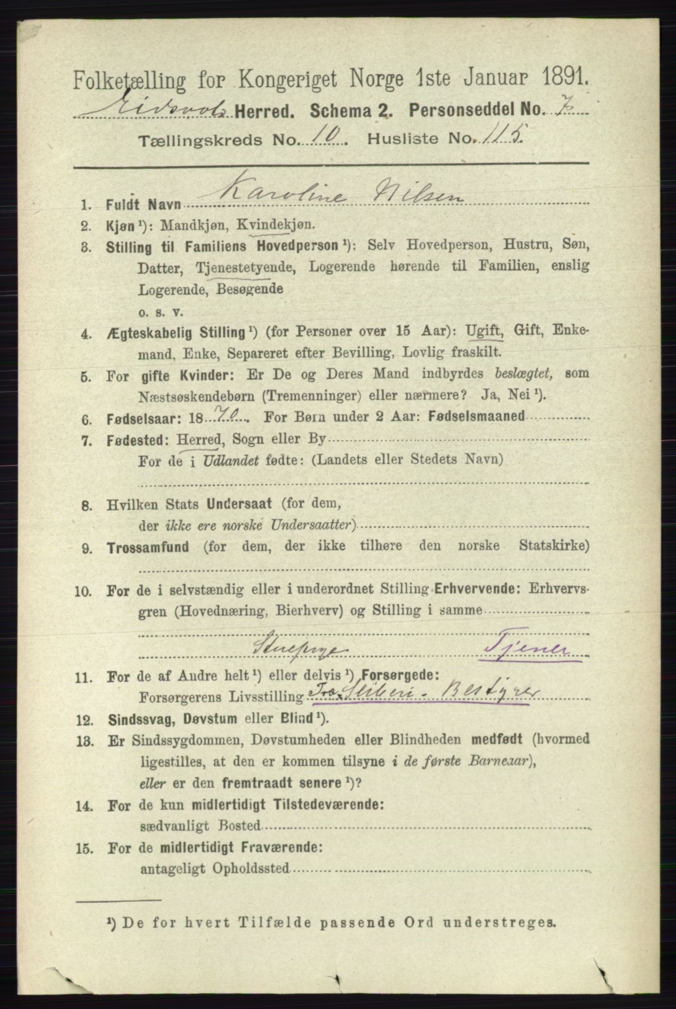 RA, 1891 census for 0237 Eidsvoll, 1891, p. 7566