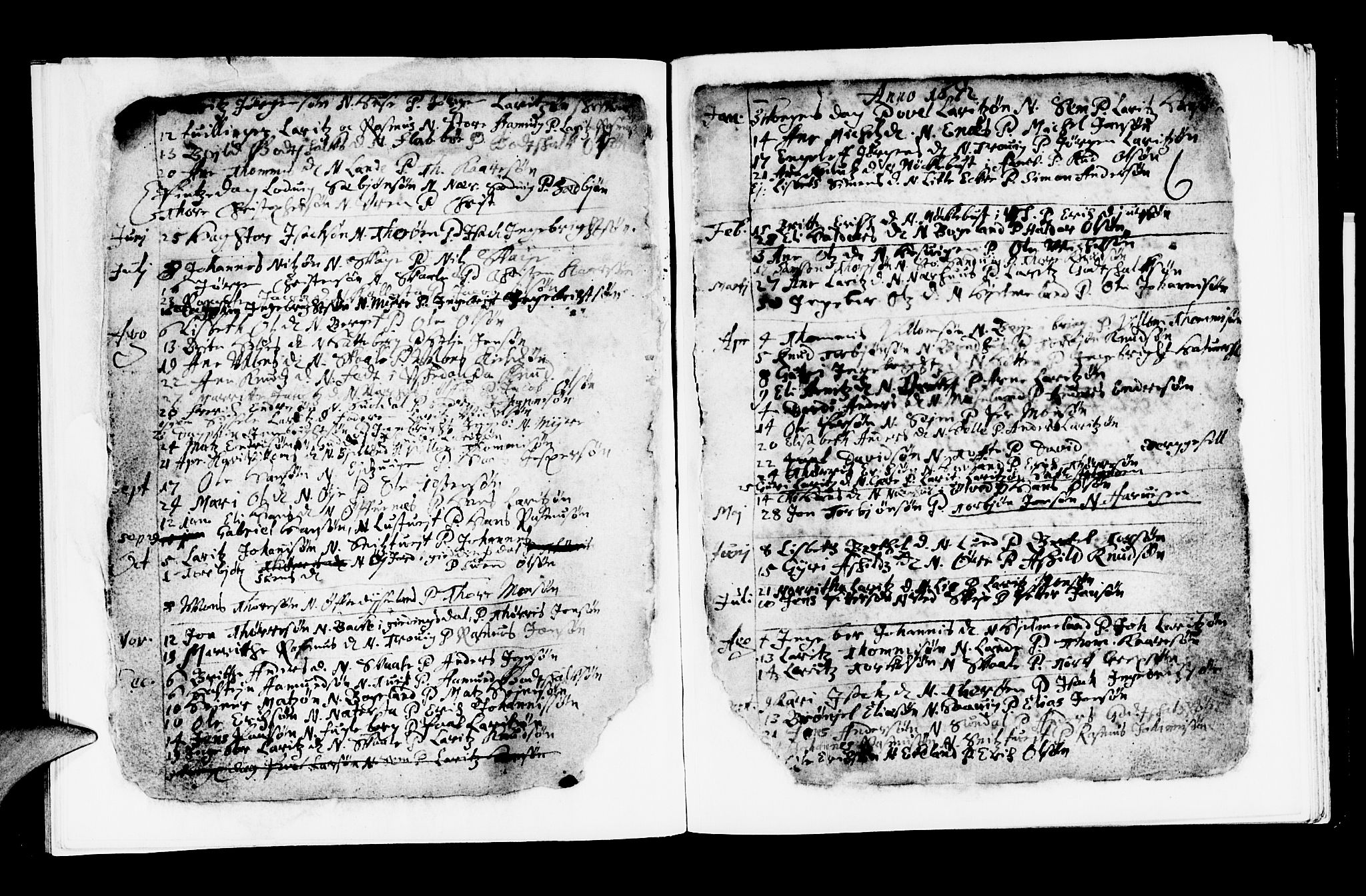 Kvinnherad sokneprestembete, SAB/A-76401/H/Haa: Parish register (official) no. A 1, 1669-1709, p. 6