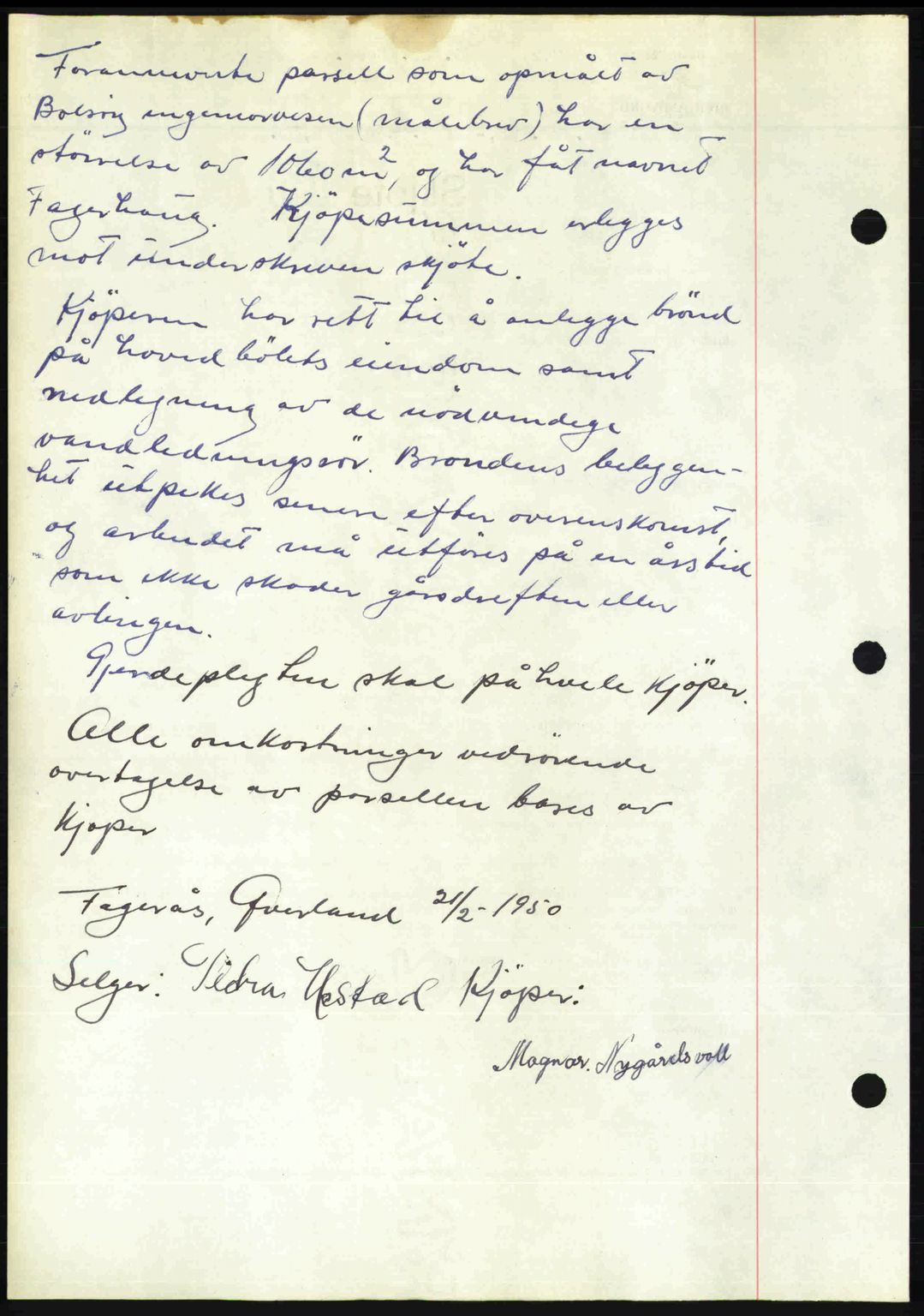 Romsdal sorenskriveri, AV/SAT-A-4149/1/2/2C: Mortgage book no. A32, 1950-1950, Diary no: : 672/1950