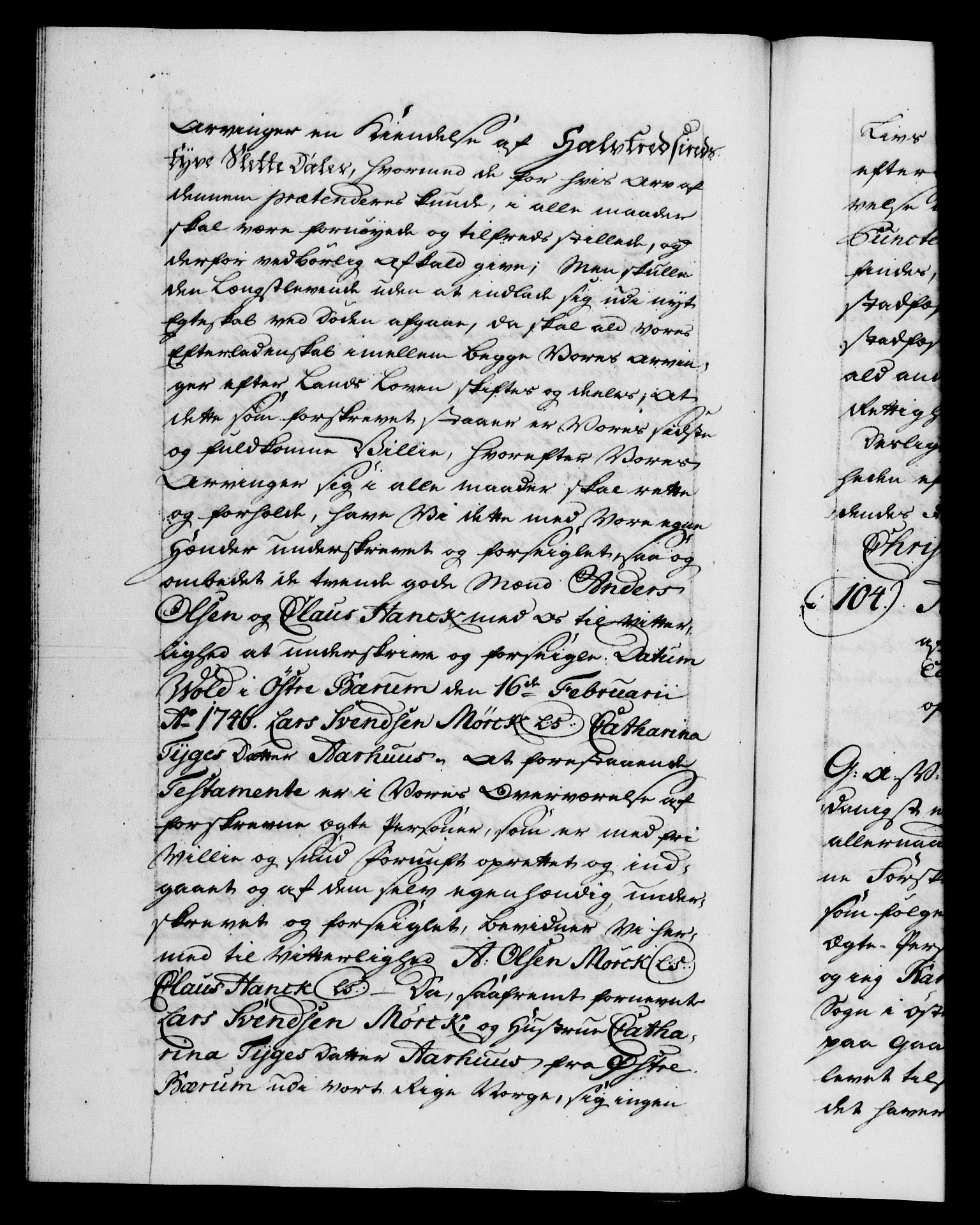 Danske Kanselli 1572-1799, AV/RA-EA-3023/F/Fc/Fca/Fcaa/L0037: Norske registre, 1751-1752, p. 58b