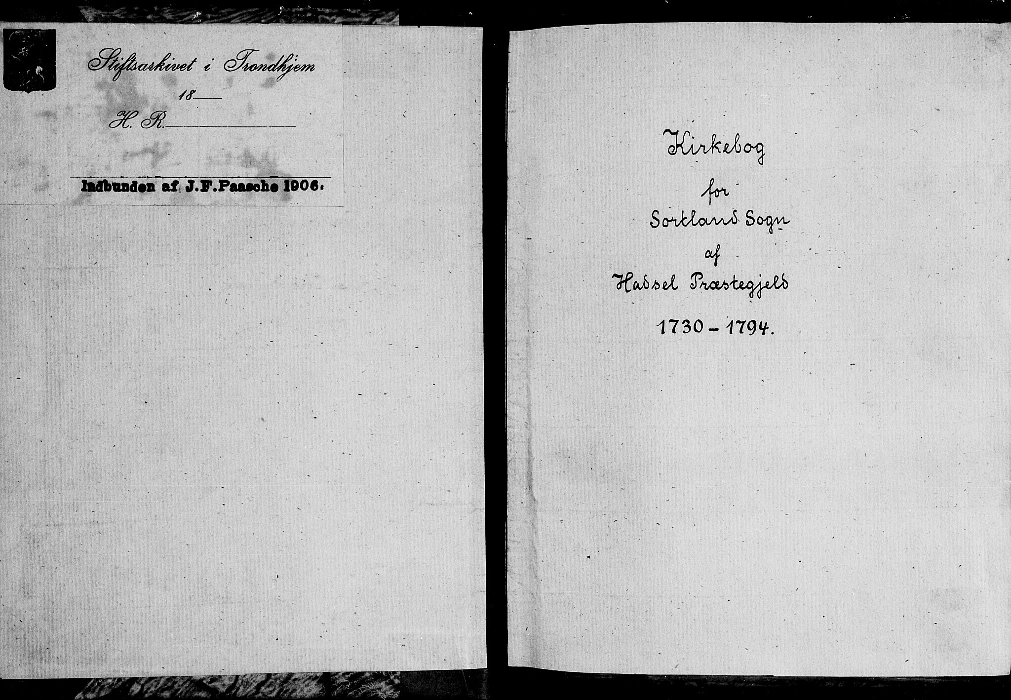 Ministerialprotokoller, klokkerbøker og fødselsregistre - Nordland, SAT/A-1459/895/L1366: Parish register (official) no. 895A01, 1730-1794