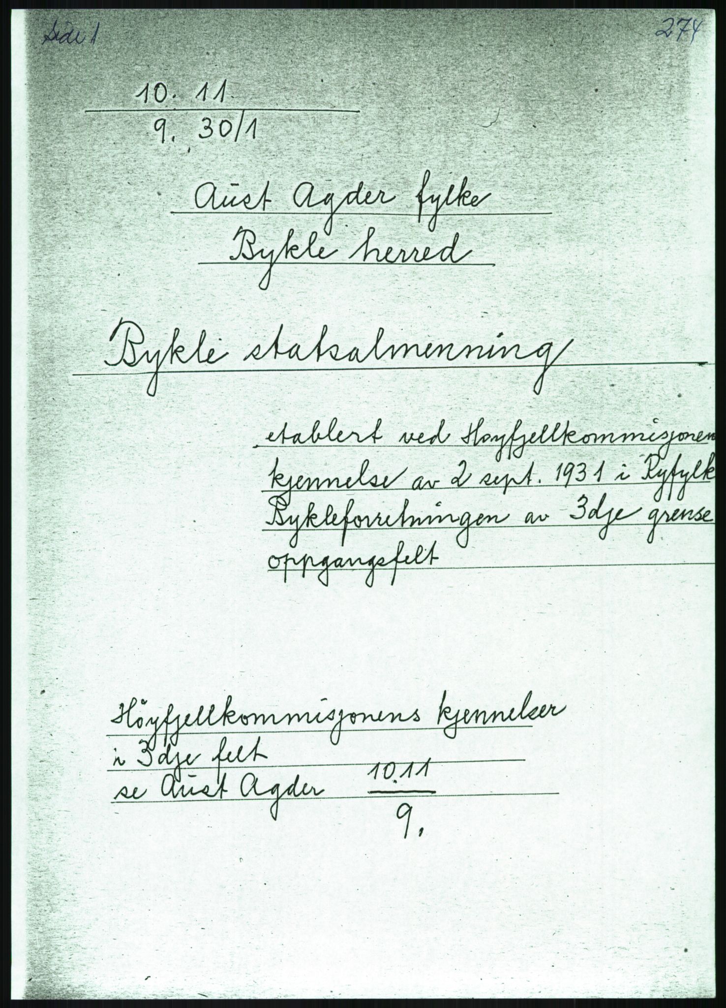 Direktoratet for statens skoger, AV/RA-S-1600/2/E/Eg/L0002: Arkivliste for 10.11-serien. Akershus til Sør-Trøndelag fylke. Mappenr. 1 - 925, 1957-1992, p. 342